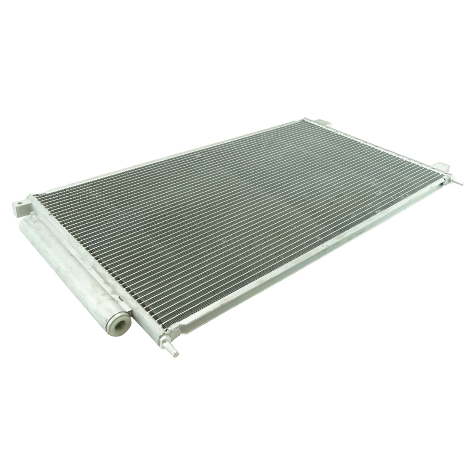 TRQ A/C Condenser and Receiver Drier Assembly Compatible with 2003-07 Honda Accord 2 Door L4 2.4L 2003-07 Accord 2 Door V6 3.0L