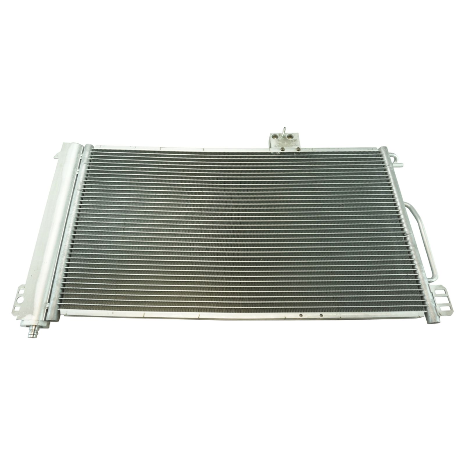 TRQ A/C Condenser & Receiver Drier Assembly for 01-05 Mercedes-Benz C230 01-05 C240 02-04 C32 AMG 01-05 C320 03-05 CLK320 03-05 CLK500 05-06 CLK55 AMG with New Body Style