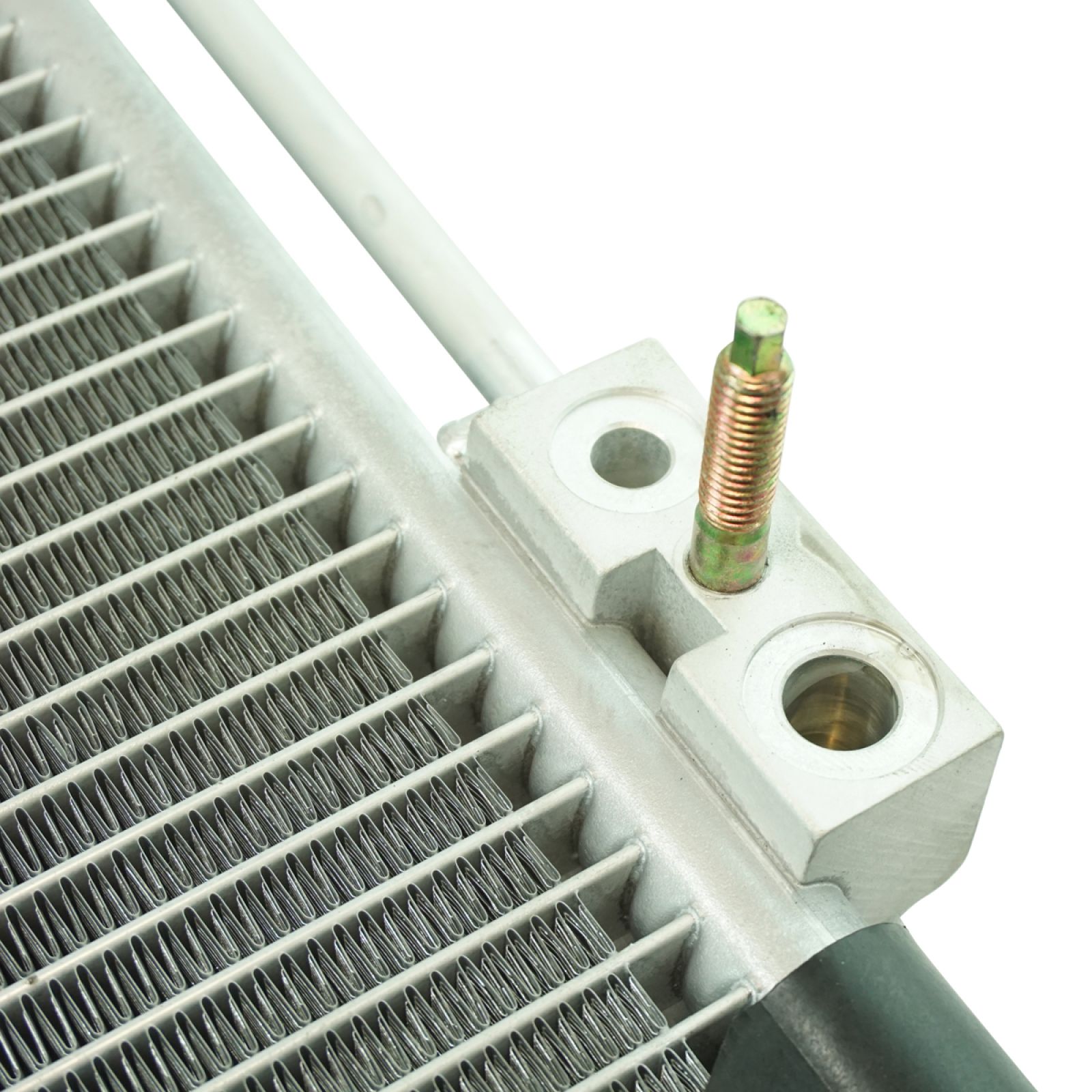 TRQ A/C Condenser and Receiver Drier Assembly Compatible with 2015-2019 Chevrolet Silverado 2500 HD Silverado 3500 HD 2015-2019 GMC Sierra 2500 HD Sierra 3500 HD