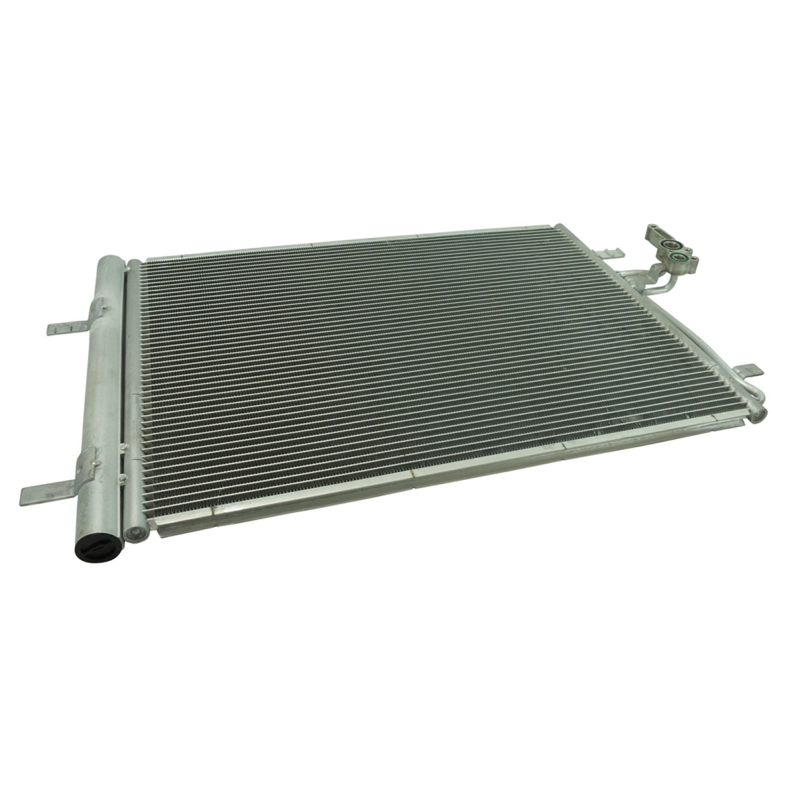 TRQ A/C Condenser & Receiver Drier Assembly for 08-15 Land Rover LR2 12-18 Range Rover Evoque 15-18 Discovery Sport 08-15 Volvo S80 08-10 V70 10-15 XC60 08-16 XC70