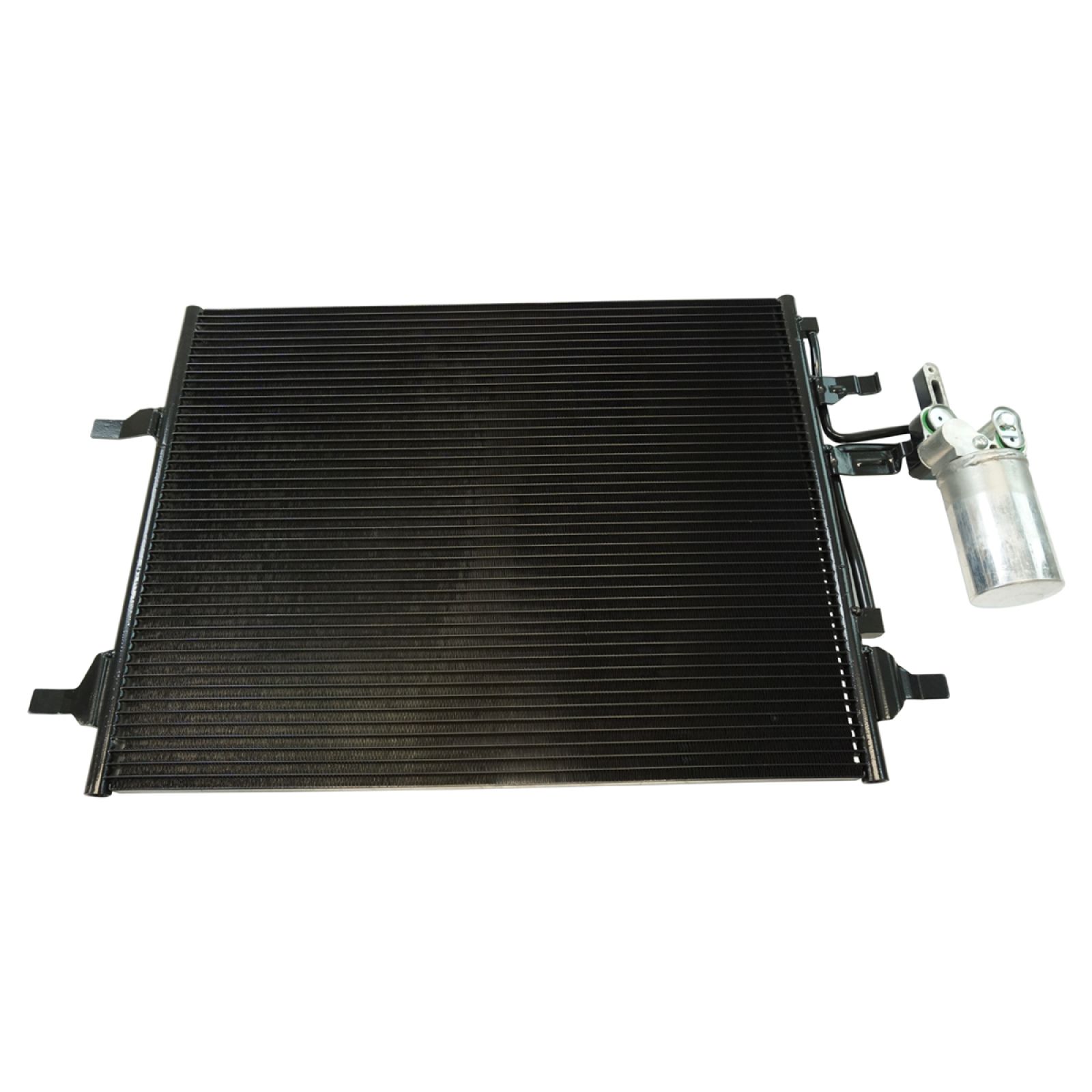 TRQ A/C Condenser and Receiver Drier Assembly Compatible with 2011-18 Volvo S60 2016-18 S60 Cross Country 2015-16 S80 2015-18 V60 2015-18 V60 Cross Country 2010-17 XC60 2015-16 XC70