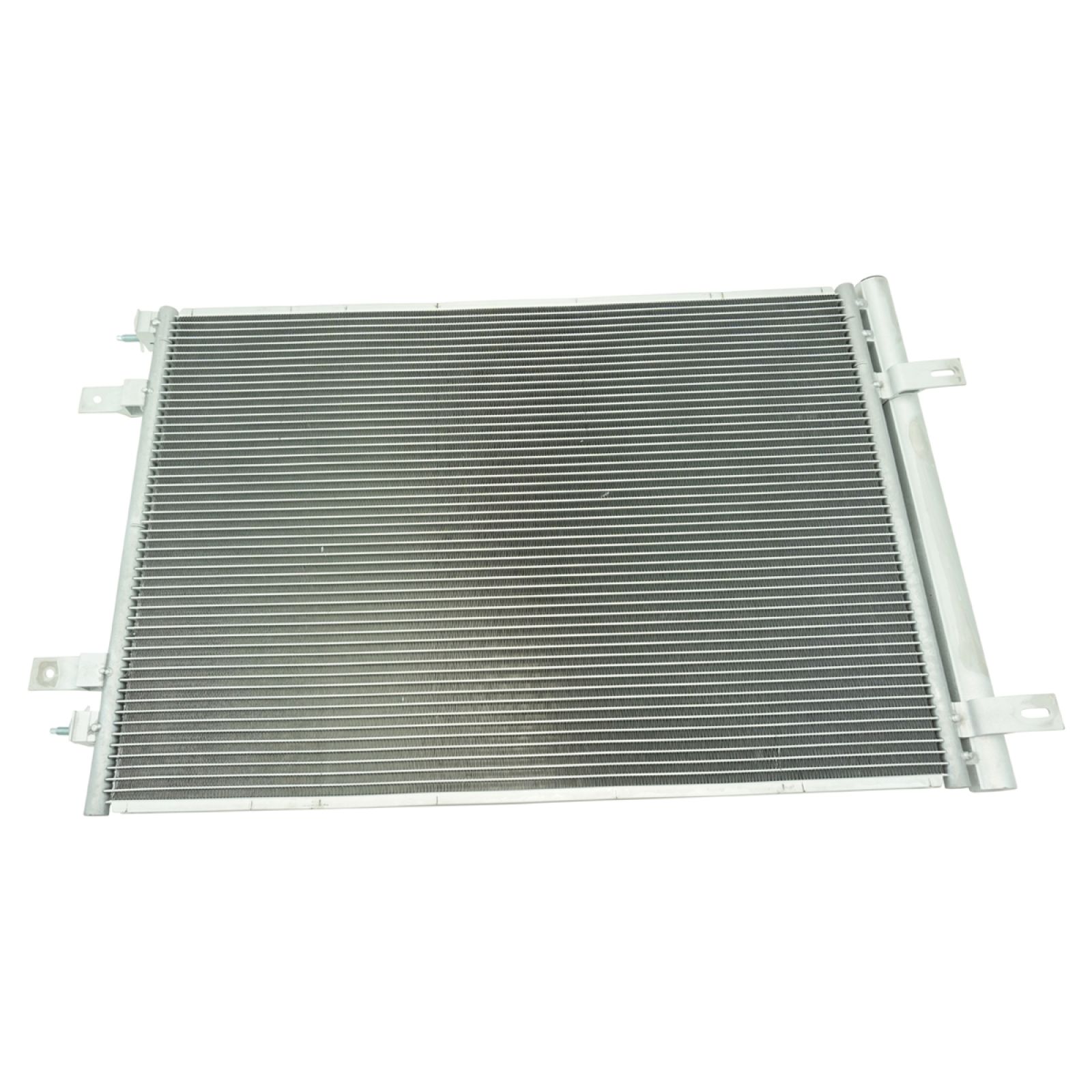 TRQ A/C Condenser and Receiver Drier Assembly Compatible with 11-16 Ford F-250 Super Duty V8 6.2L 11-16 F-350 Super Duty V8 6.2L F-450 V10 6.8L F-550 V10 6.8L
