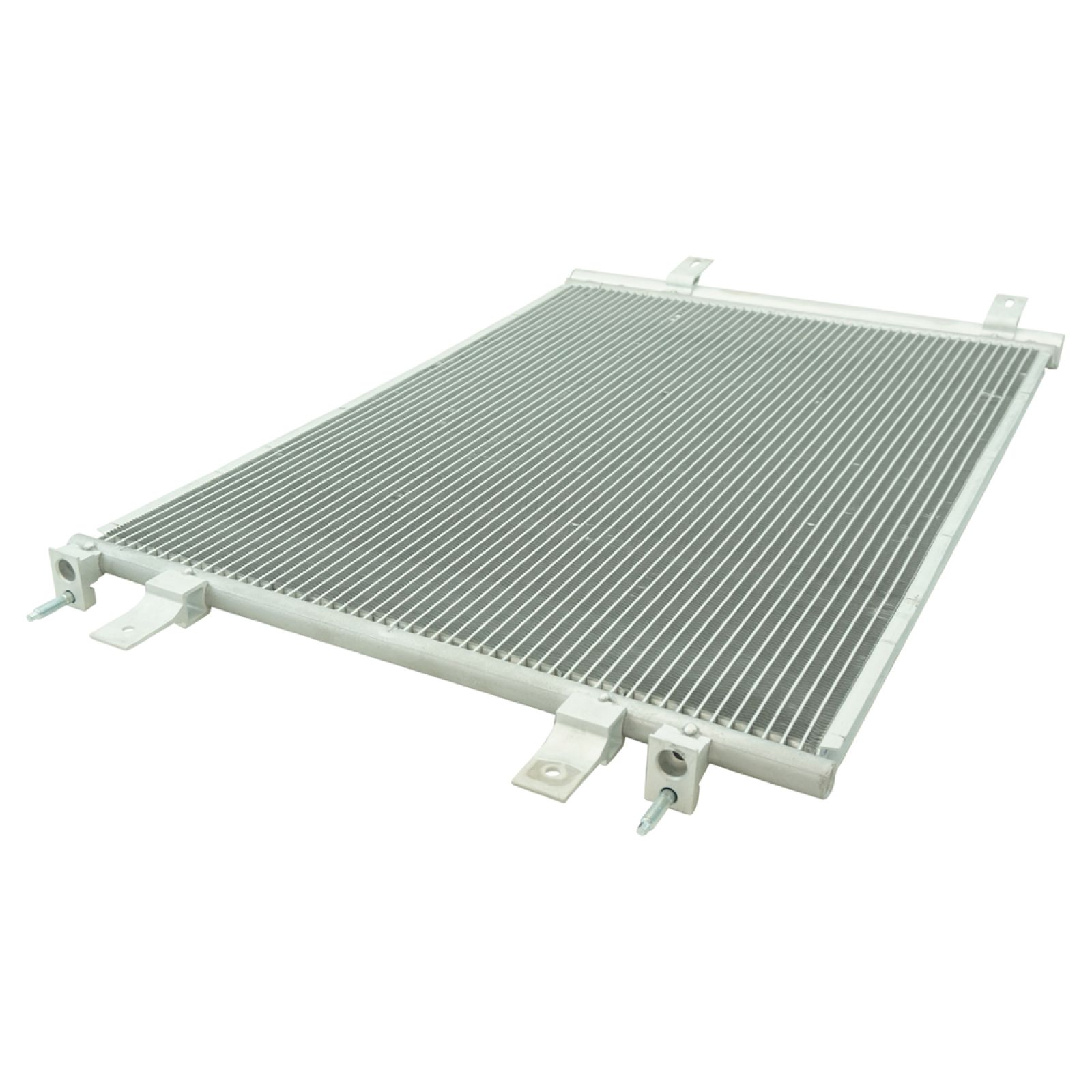 TRQ A/C Condenser and Receiver Drier Assembly Compatible with 11-16 Ford F-250 Super Duty V8 6.2L 11-16 F-350 Super Duty V8 6.2L F-450 V10 6.8L F-550 V10 6.8L