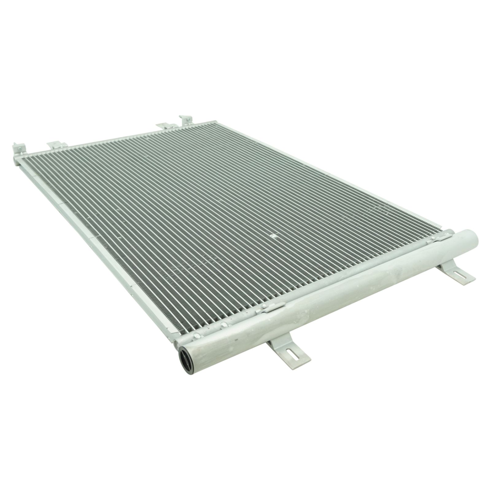 TRQ A/C Condenser and Receiver Drier Assembly Compatible with 11-16 Ford F-250 Super Duty V8 6.2L 11-16 F-350 Super Duty V8 6.2L F-450 V10 6.8L F-550 V10 6.8L