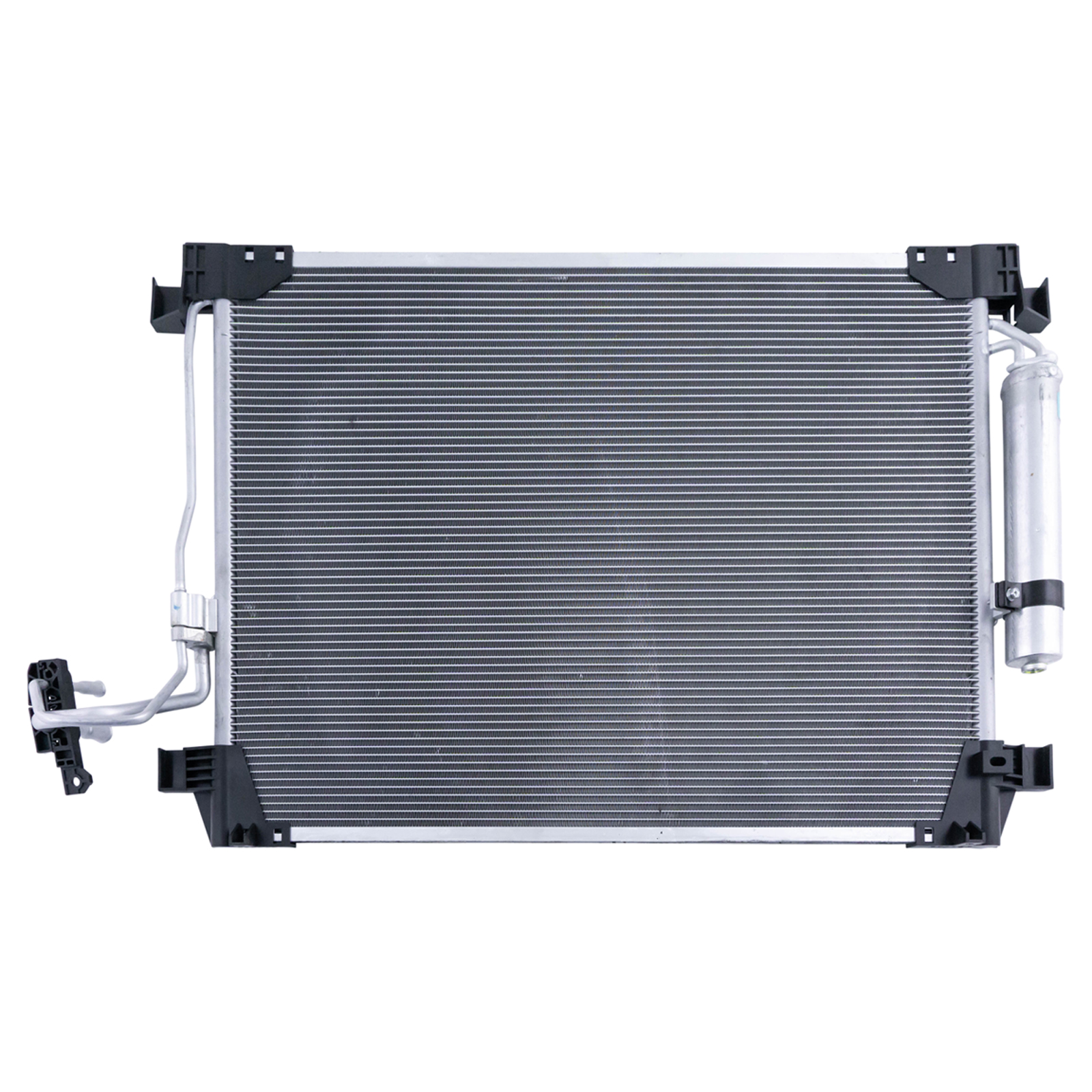 TRQ A/C Condenser and Receiver Drier Assembly Compatible with 2011-2013 Infiniti M37 M56 2014-2017 Q70 3.7 5.6 2015-2017 Q70L 2018 Q70 3.7 Luxe 5.6 Luxe 2019 Q70