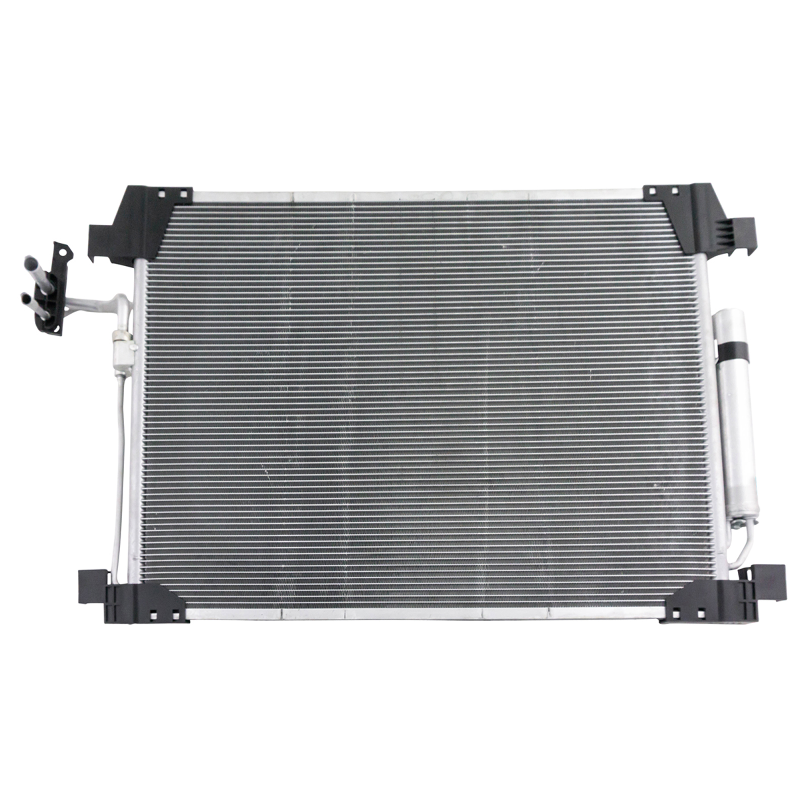 TRQ A/C Condenser and Receiver Drier Assembly Compatible with 2011-2013 Infiniti M37 M56 2014-2017 Q70 3.7 5.6 2015-2017 Q70L 2018 Q70 3.7 Luxe 5.6 Luxe 2019 Q70