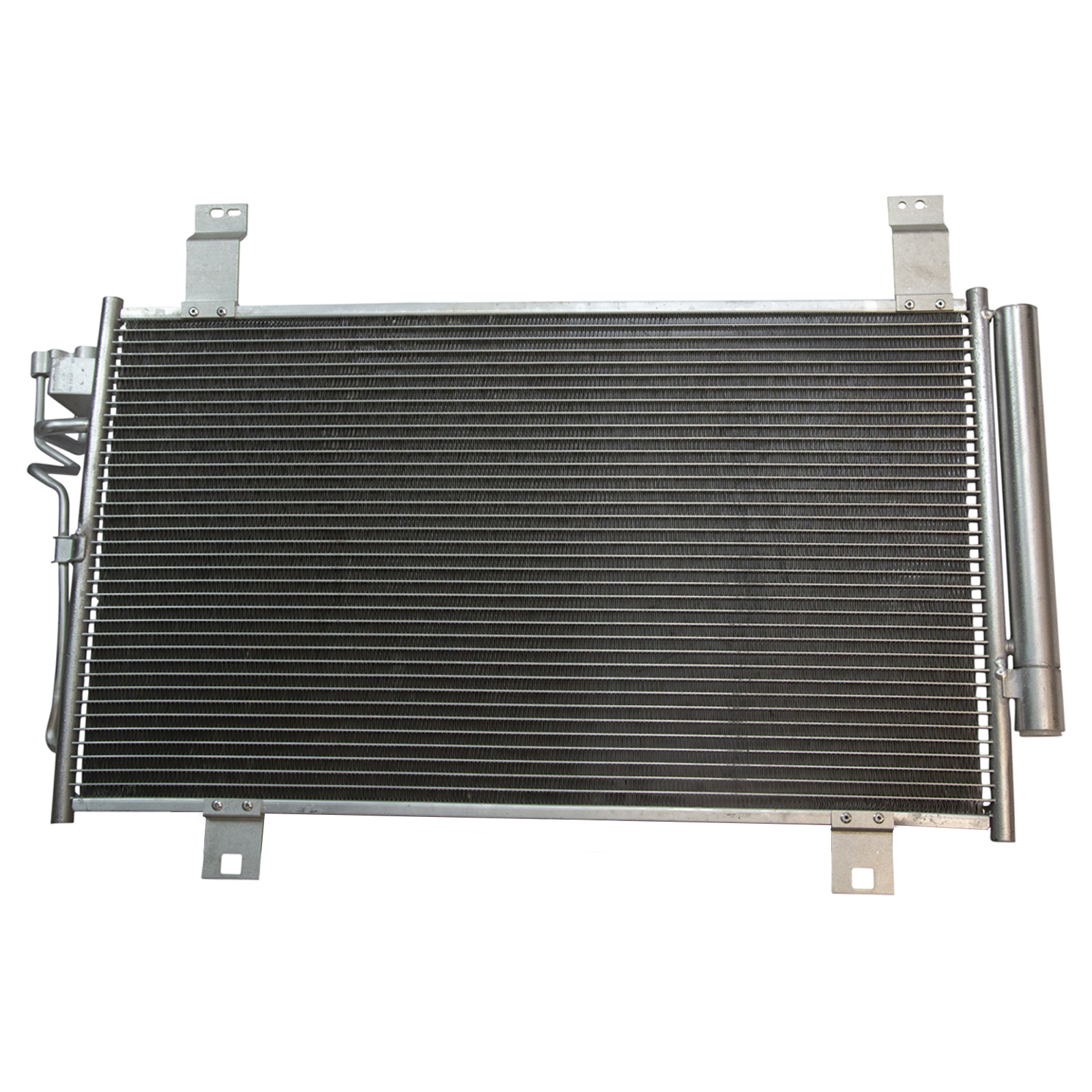 TRQ A/C Condenser and Receiver Drier Assembly Compatible with 2013-2021 Mazda CX-5