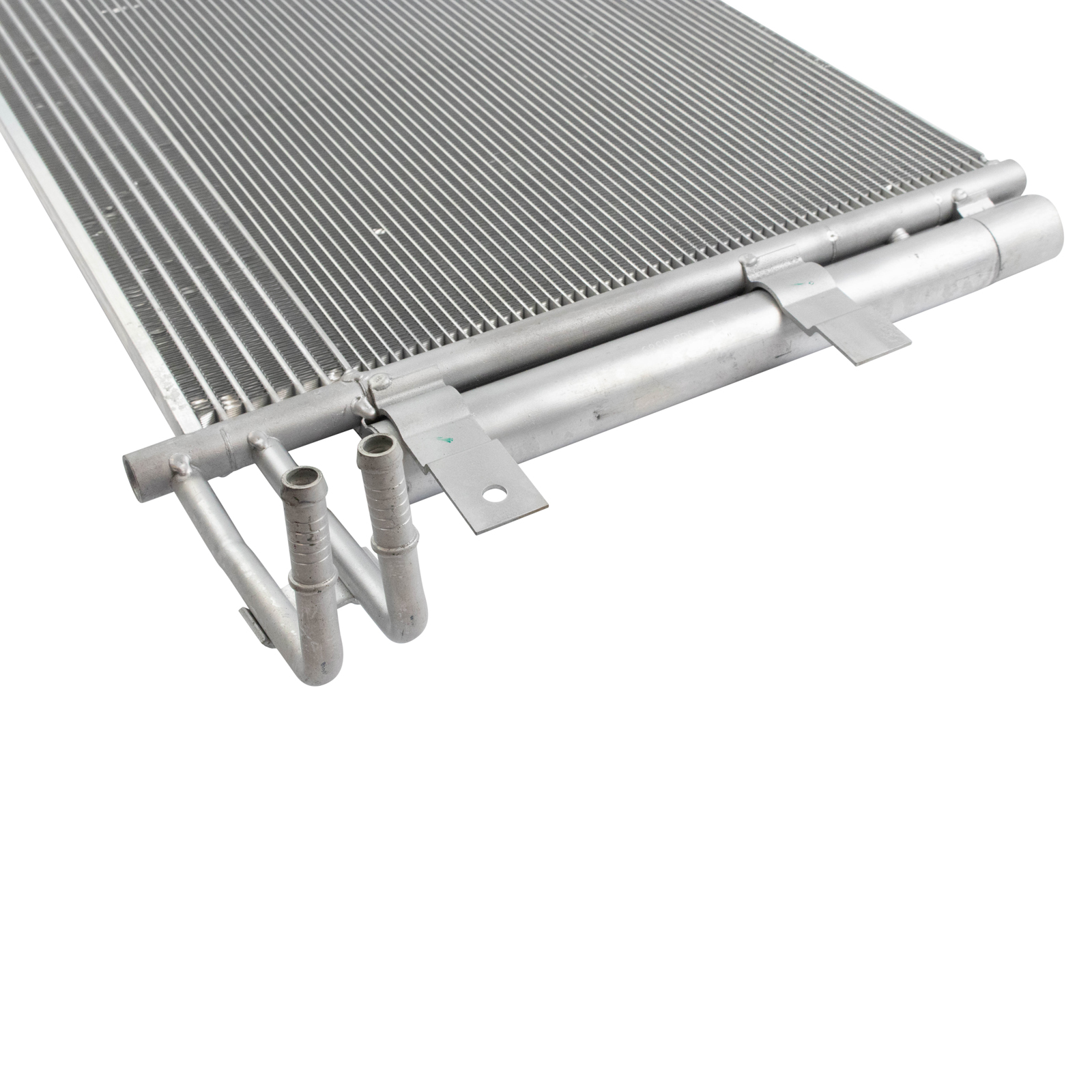 TRQ A/C Condenser and Receiver Drier Assembly Compatible with 2013-19 Ford Flex V6 3.5L Naturally Aspirated 2013-18 Taurus V6 3.5L Naturally Aspirated 2013-16 Lincoln MKS V6 3.7L 2013-19 MKT V6 3.7L
