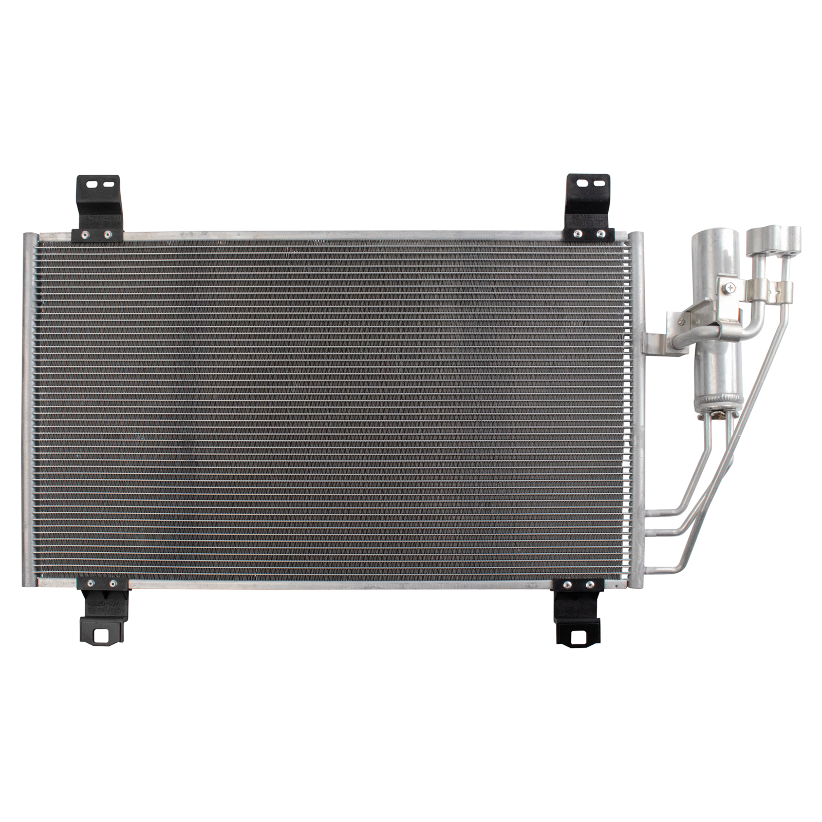 TRQ Air Conditioning A/C Condenser Receiver Drier Compatible with 2016-2021 Mazda CX-3 2016 Scion iA 2019-2020 Toyota Yaris 2017-2018 Yaris iA