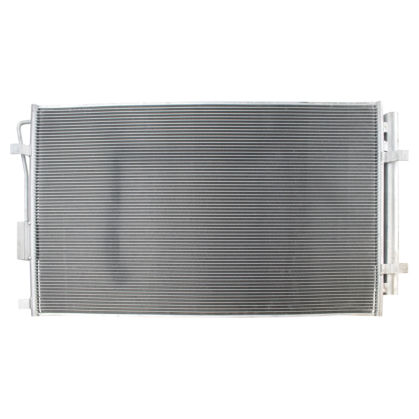 TRQ A/C Condenser and Receiver Drier Assembly Compatible with 2013-18 Hyundai Santa Fe 13-18 Santa Fe Sport L4 2.4L