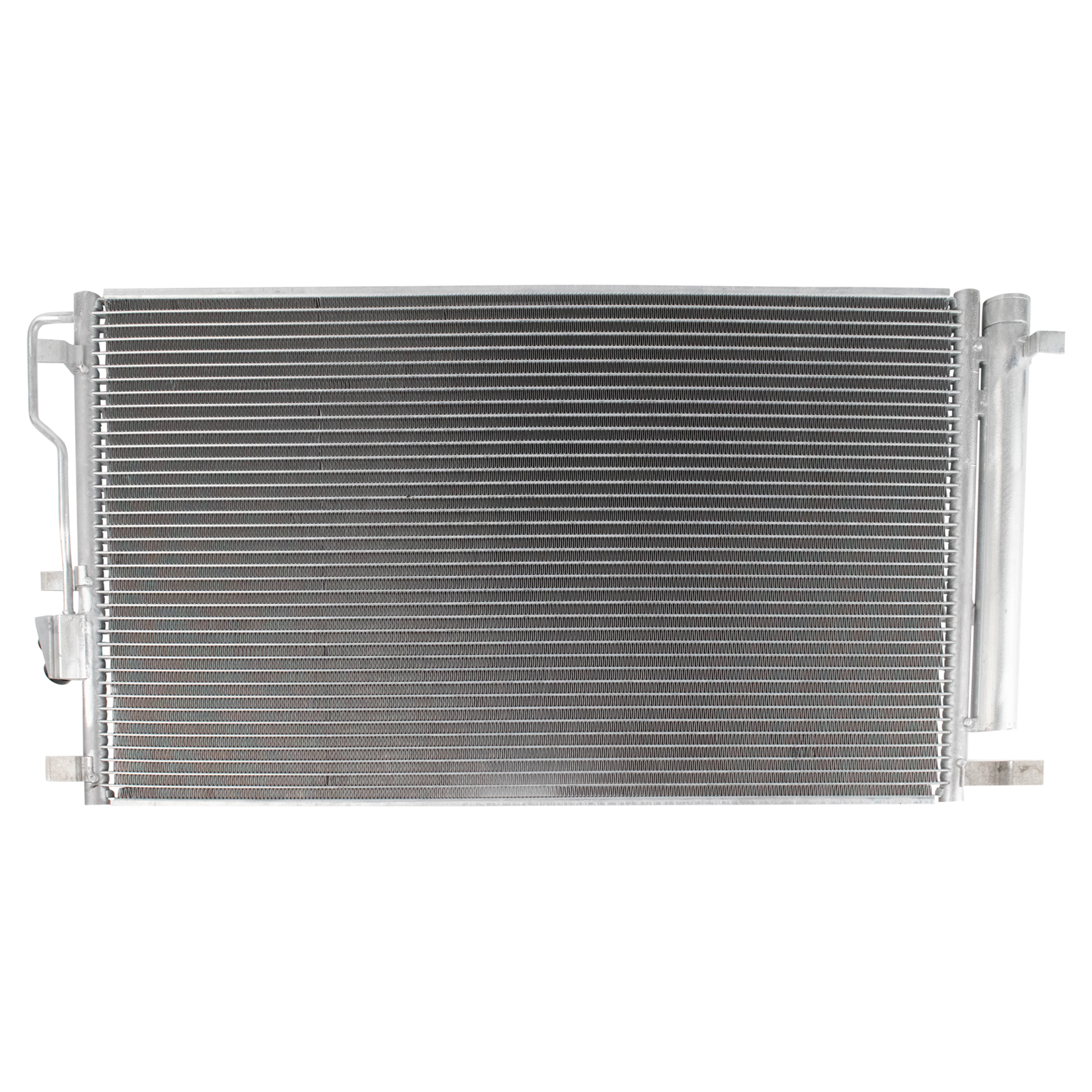TRQ A/C Condenser and Receiver Drier Assembly Compatible with 2016-18 Hyundai Tucson SE 2018 Tucson SEL SEL Plus Sport 2017-19 Kia Sportage EX LX Front Wheel Drive