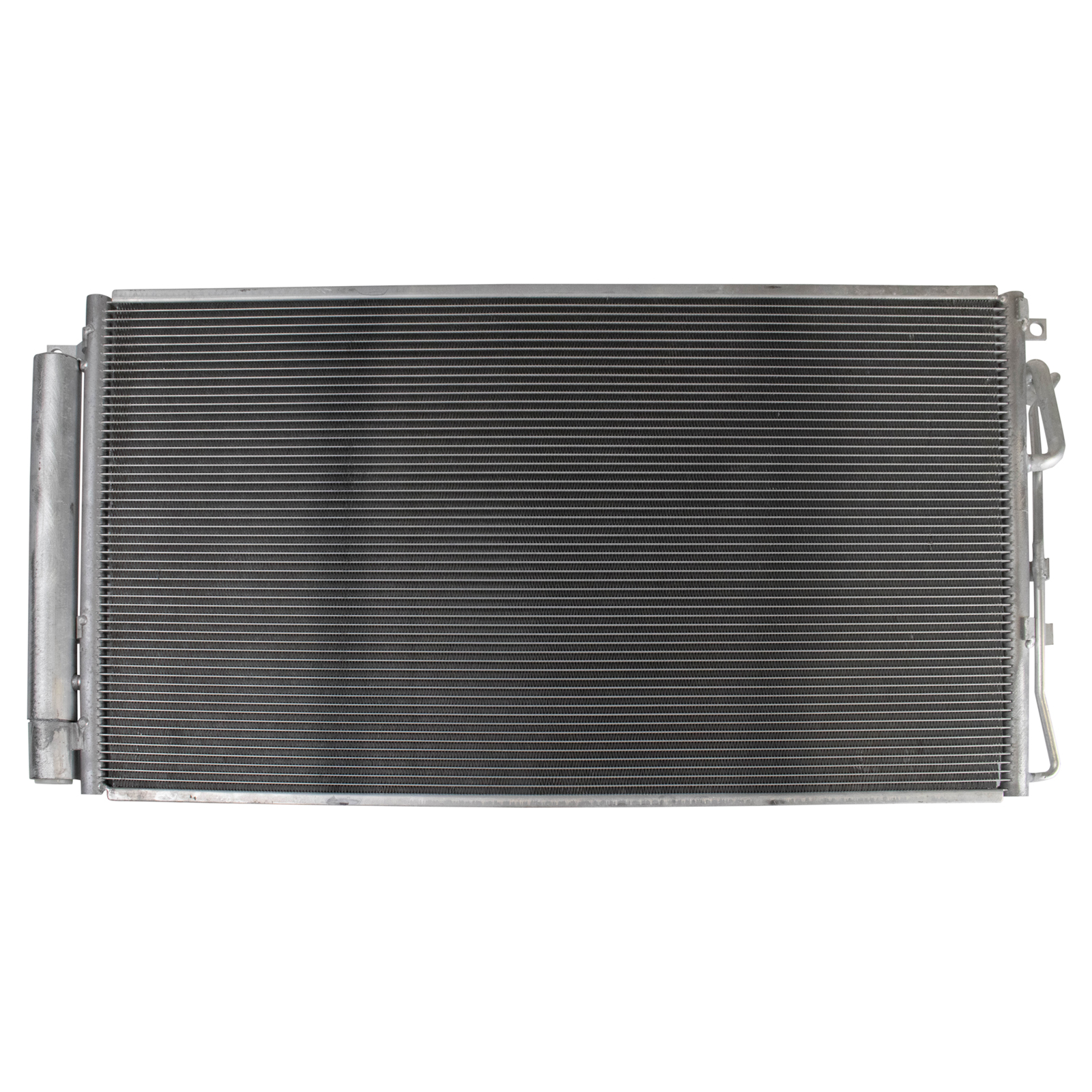 TRQ A/C Condenser and Receiver Drier Assembly Compatible with 2013-16 Hyundai Genesis Coupe V6 3.8L