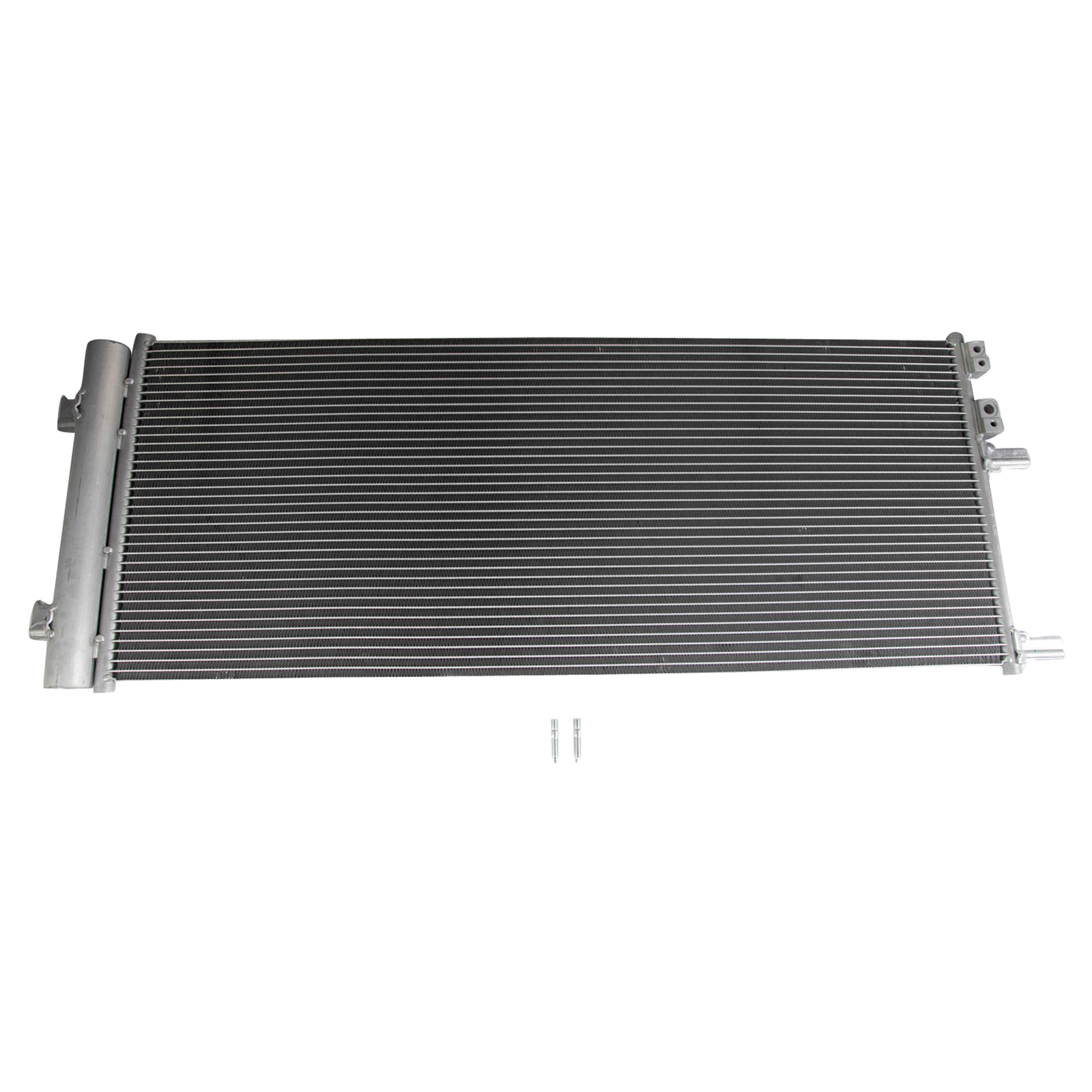 TRQ A/C Condenser & Receiver Drier Assembly for 20-25 Chevrolet Silverado 2500 HD 20-25 Silverado 3500 HD 20-25 GMC Sierra 2500 HD 20-25 Sierra 3500 HD
