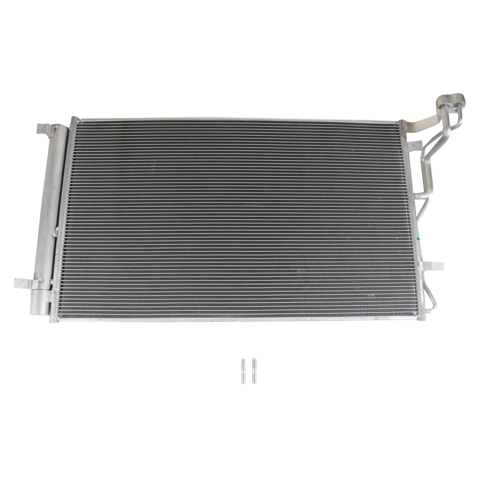 TRQ A/C Condenser & Receiver Drier Assembly for 19-21 Hyundai Veloster 20-25 Kia Soul