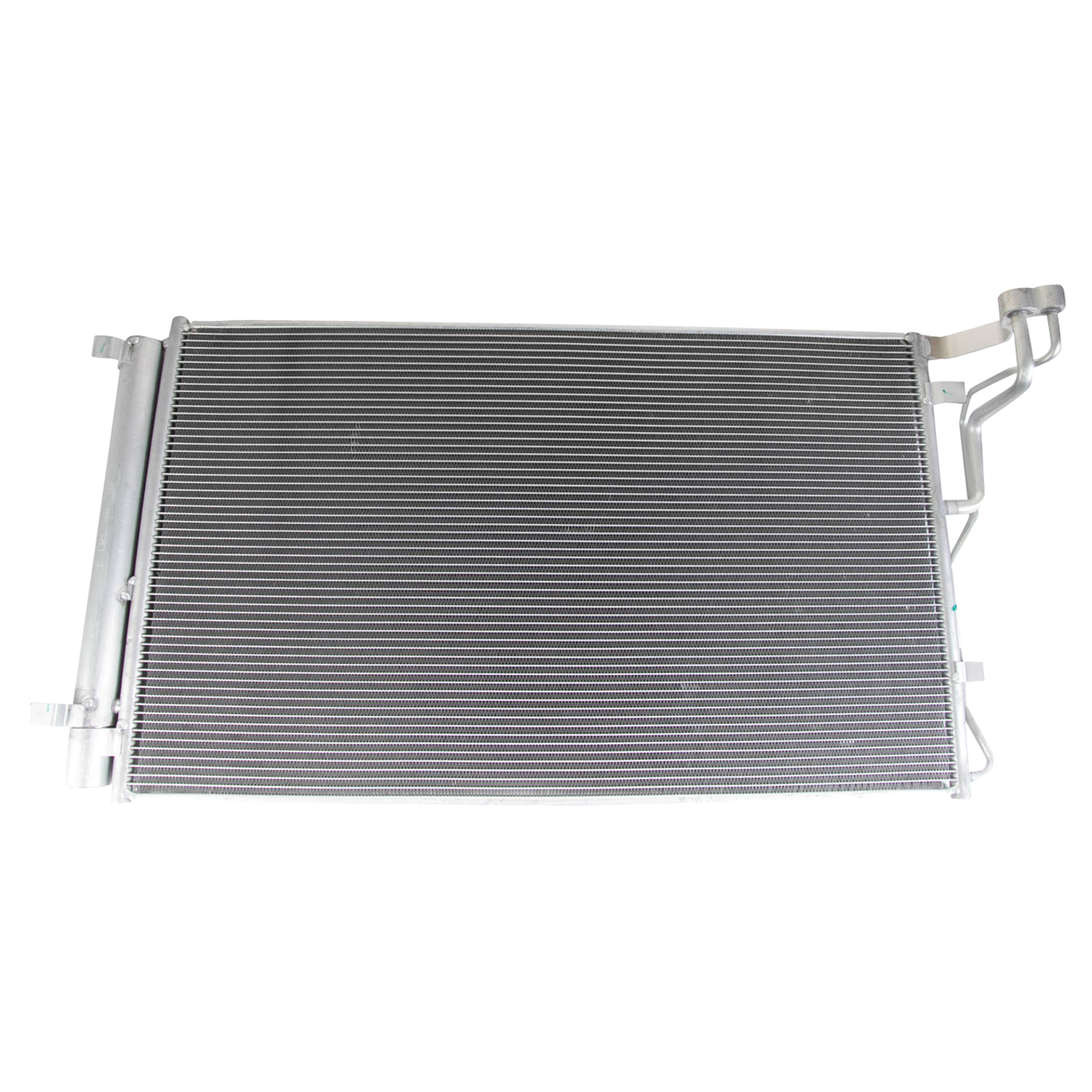 TRQ A/C Condenser & Receiver Drier Assembly for 19-21 Hyundai Veloster 20-25 Kia Soul