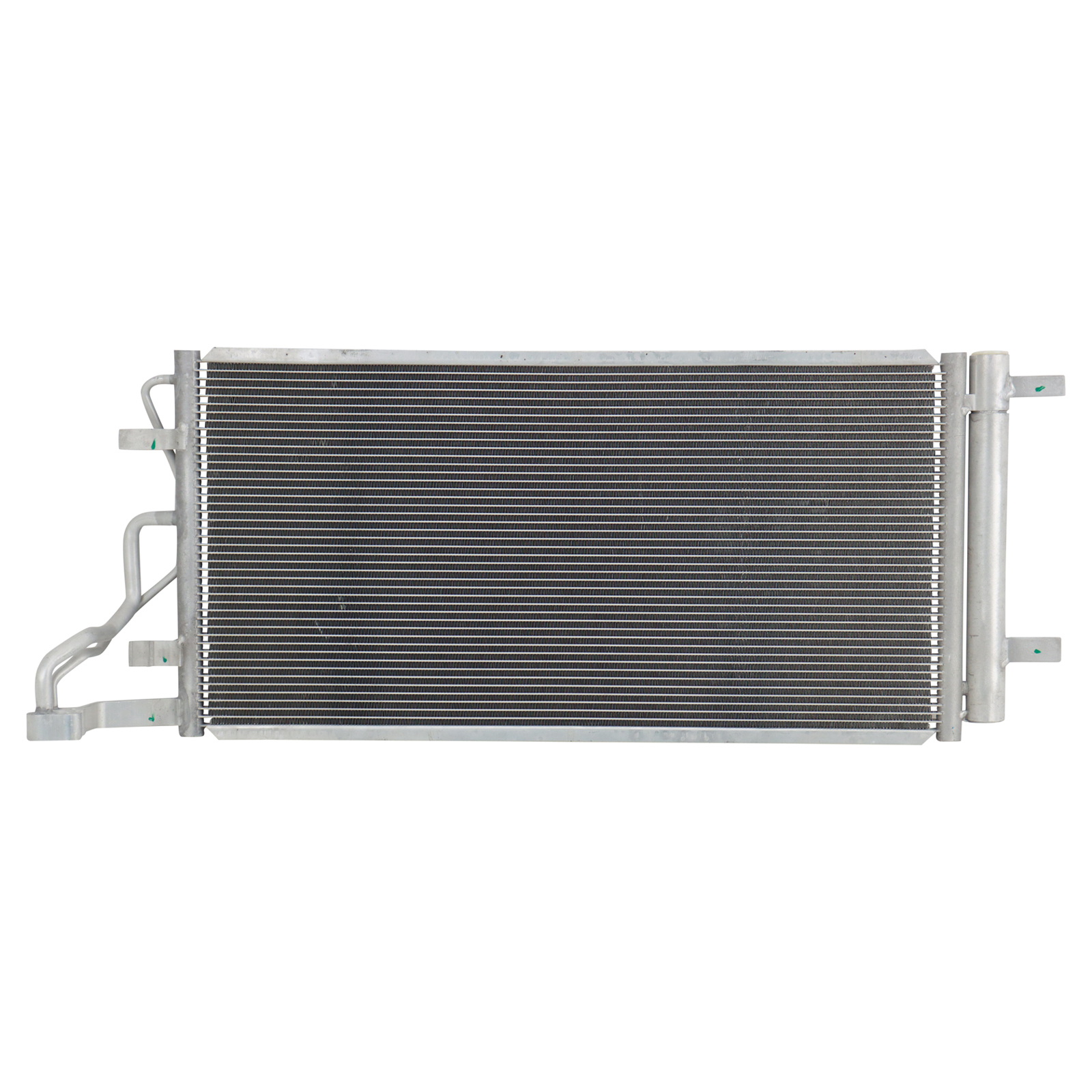 TRQ A/C Condenser and Receiver Drier Assembly Compatible with 2017-18 Hyundai Elantra Sport and Eco