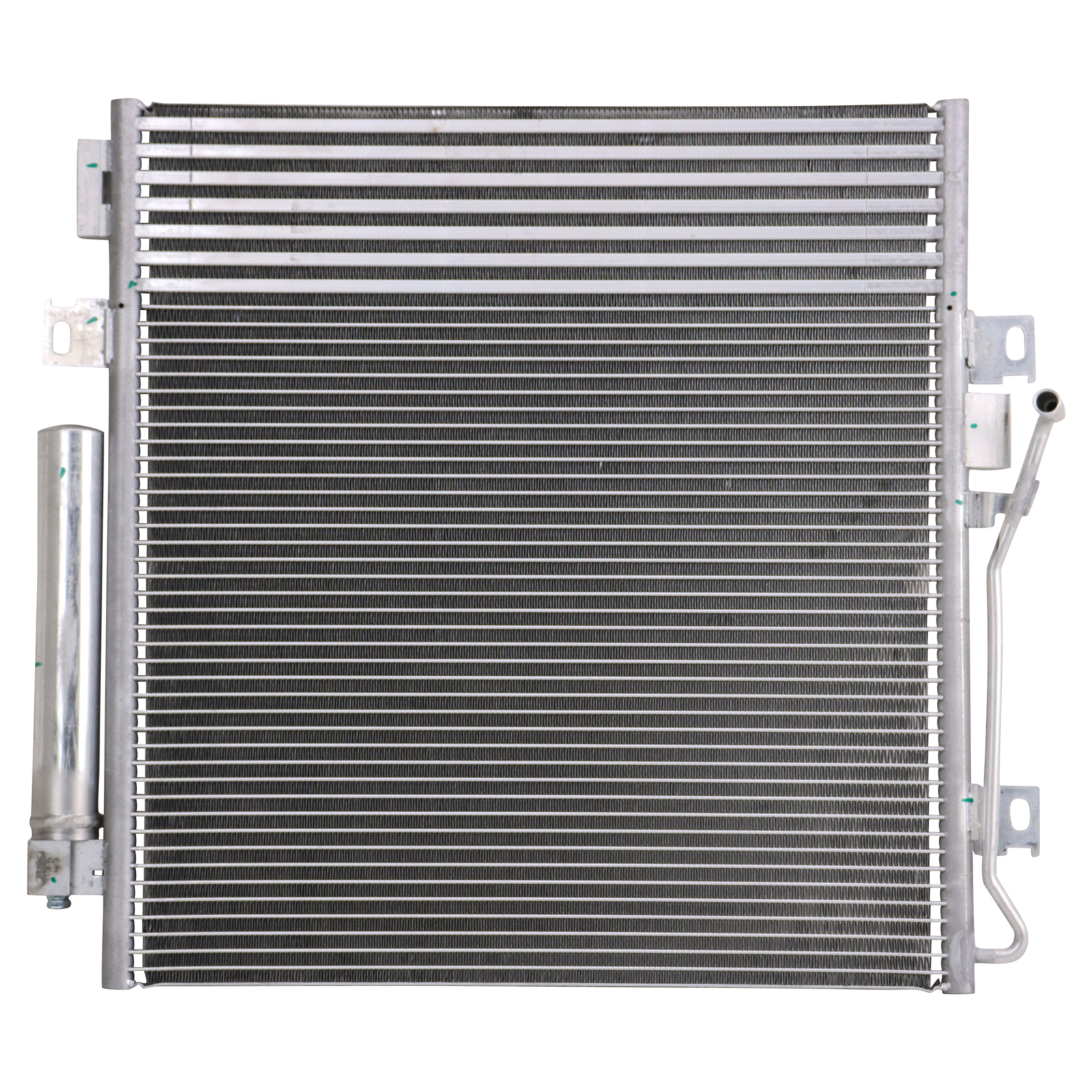 TRQ Air Conditioning A/C Condenser Compatible with 2007-2011 Dodge Nitro 2008-2012 Jeep Liberty