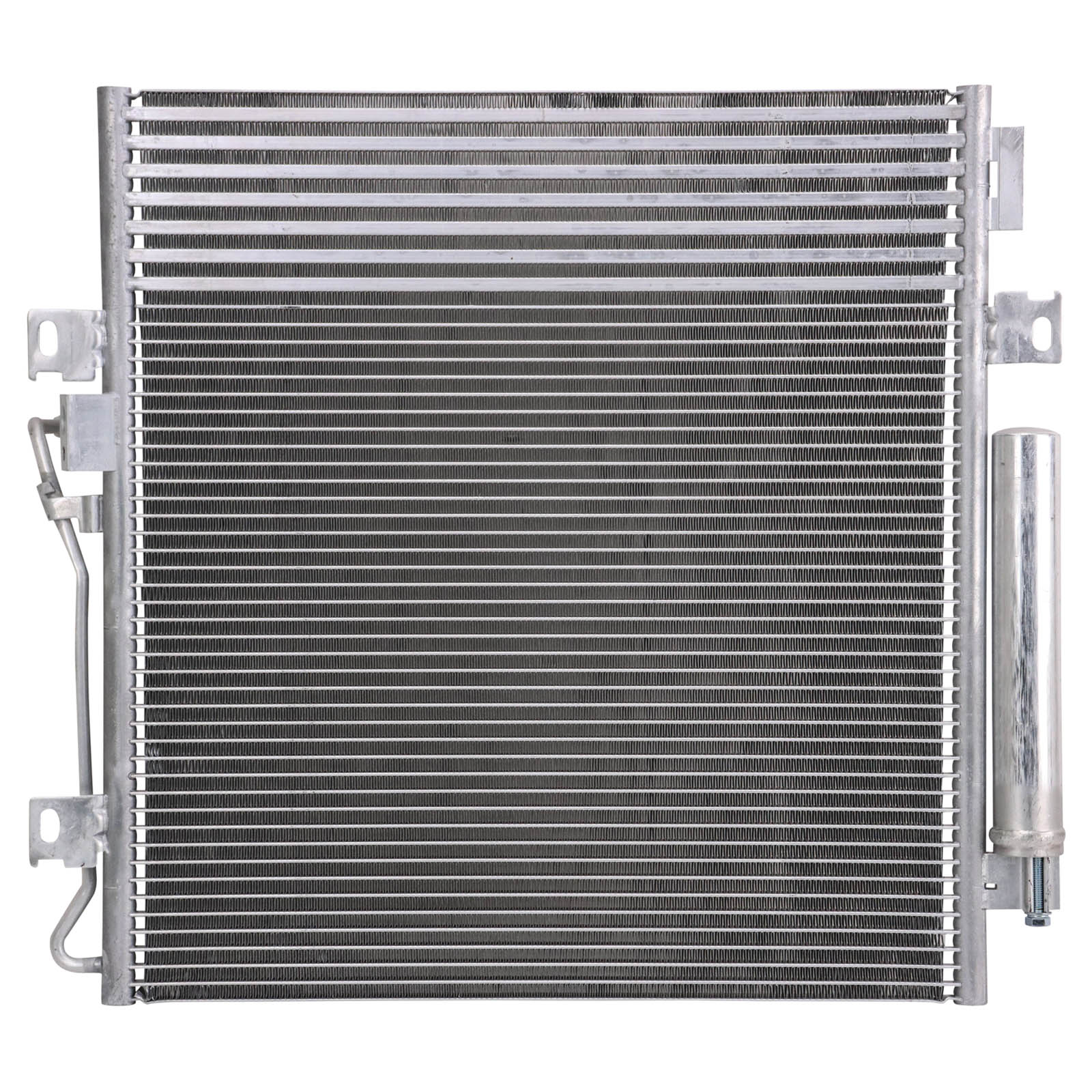 TRQ Air Conditioning A/C Condenser Compatible with 2007-2011 Dodge Nitro 2008-2012 Jeep Liberty