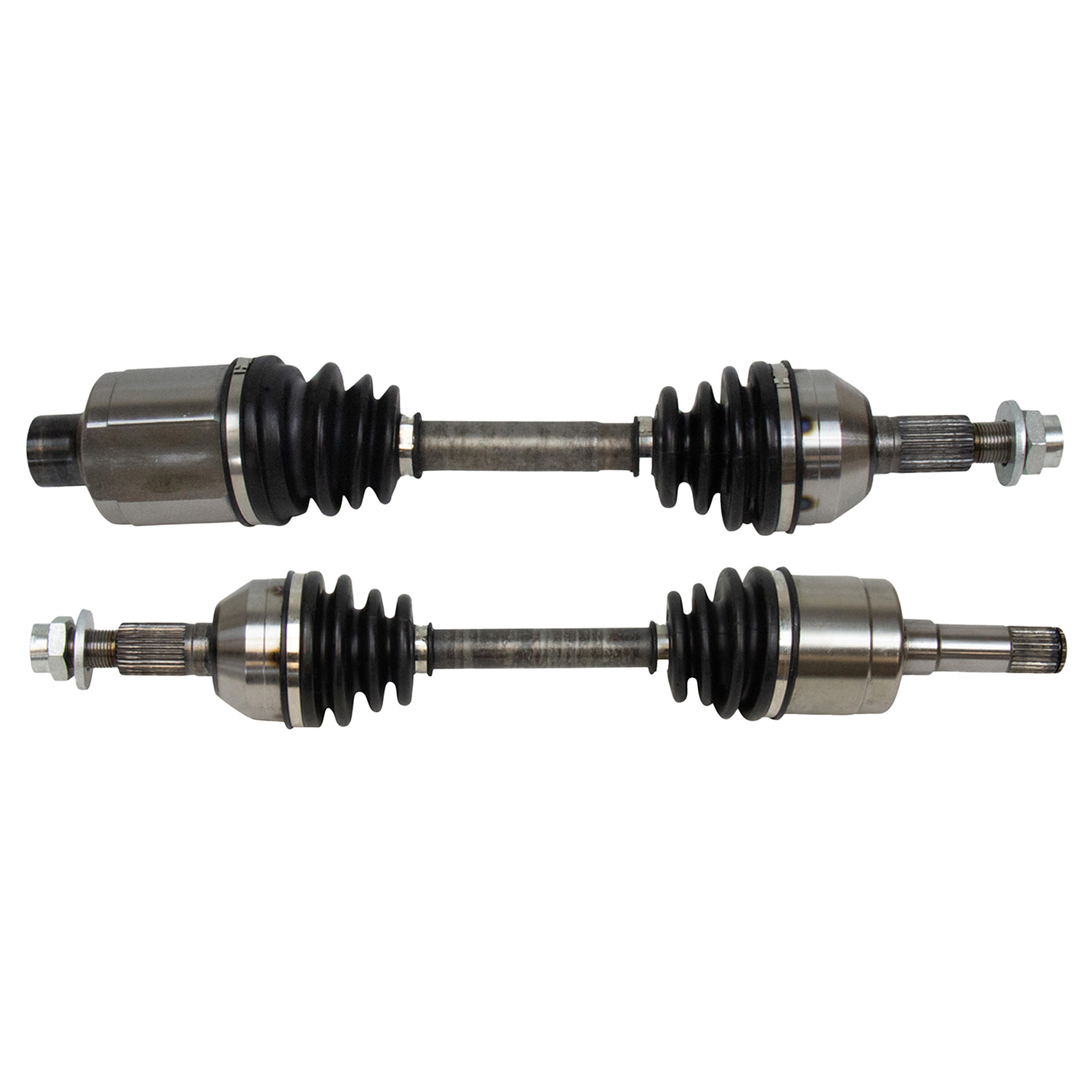 TRQ Front Driver and Passenger Side CV Axle Assembly Set 2 Piece Compatible with 08-10 Saturn Vue V6 3.5L 08-10 Vue V6 3.6L 08-09 Chevrolet Equinox 2008 Pontiac Torrent GXP AWD 2009 Torrent GXP FWD