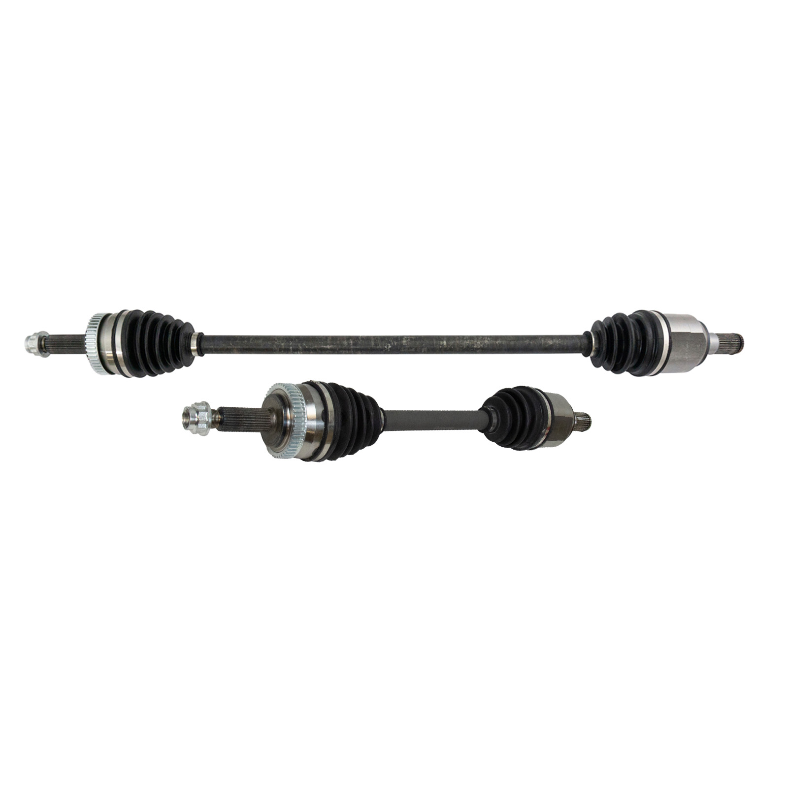 TRQ Front Driver and Passenger Side CV Axle Assembly Set for 11-15 Hyundai Sonata Hybrid 11-12 Kia Optima Hybrid 14-16 Optima