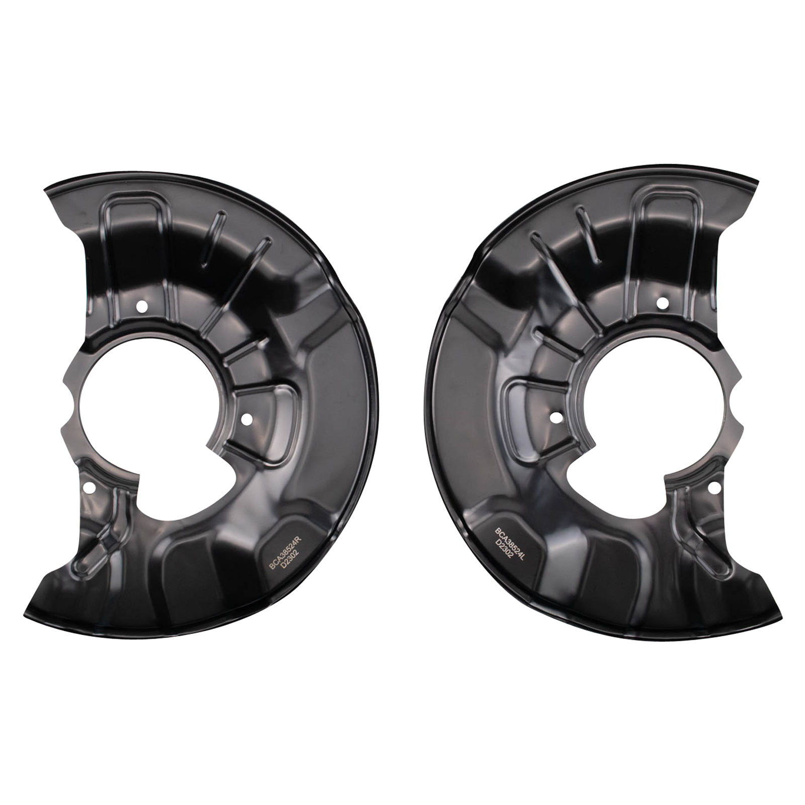 TRQ Front Brake Dust Shield Set Compatible with 2014-2019 Toyota Corolla