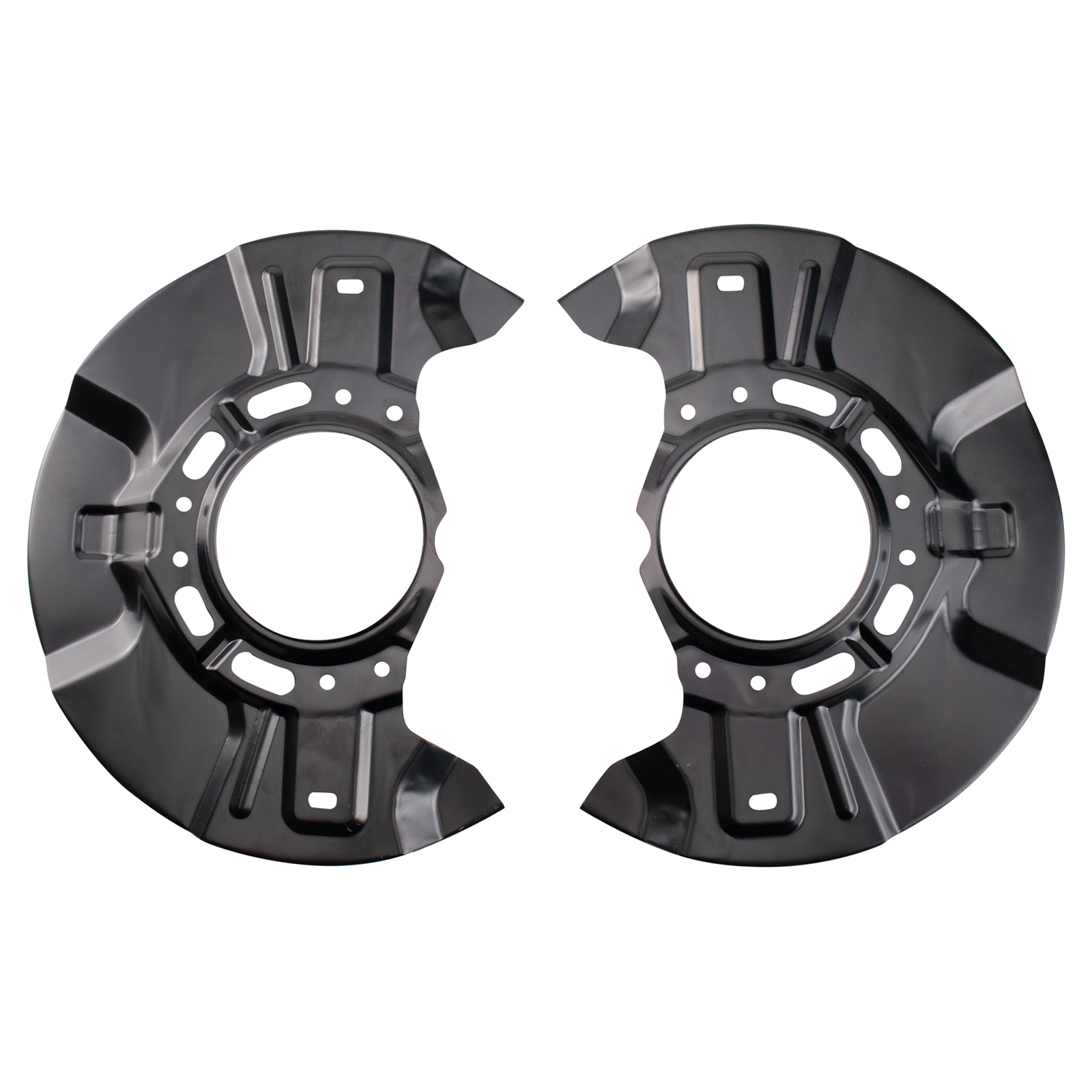 TRQ Front Brake Dust Shield Set Compatible with 2009-2013 Toyota Matrix