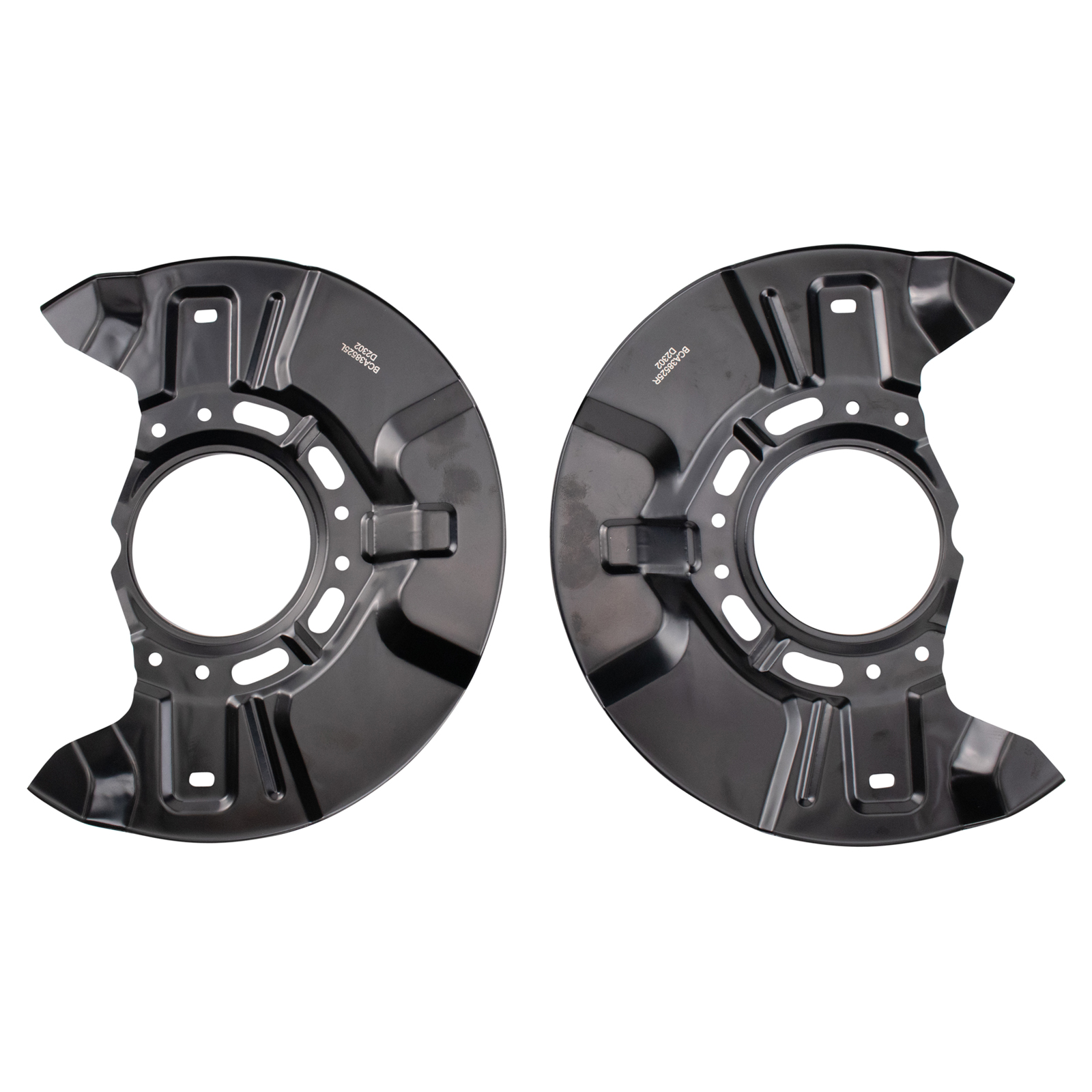 TRQ Front Brake Dust Shield Set Compatible with 2009-2013 Toyota Matrix