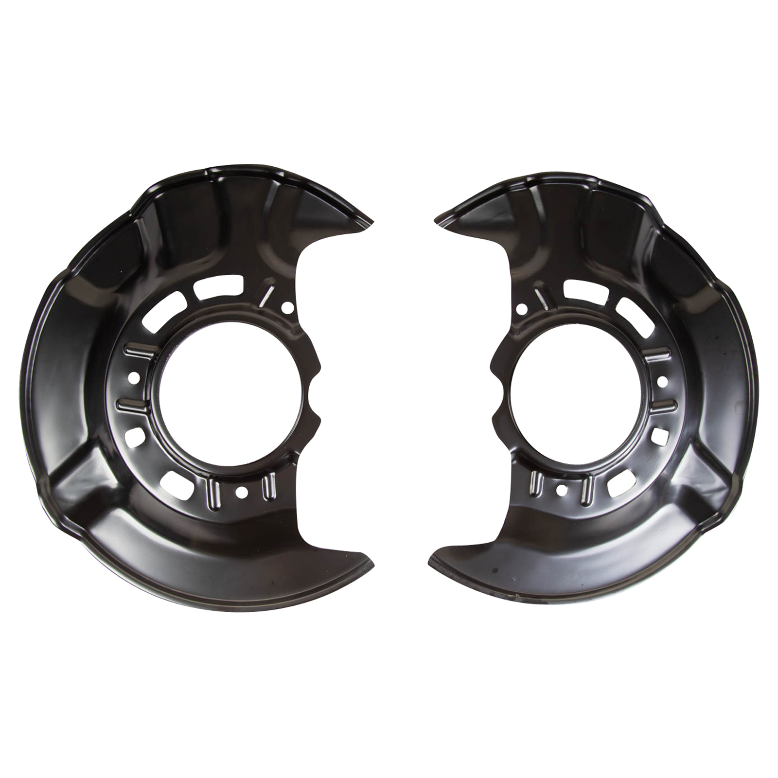 TRQ Front Brake Dust Shield Set Compatible with 2009-2013 Toyota Corolla Matrix