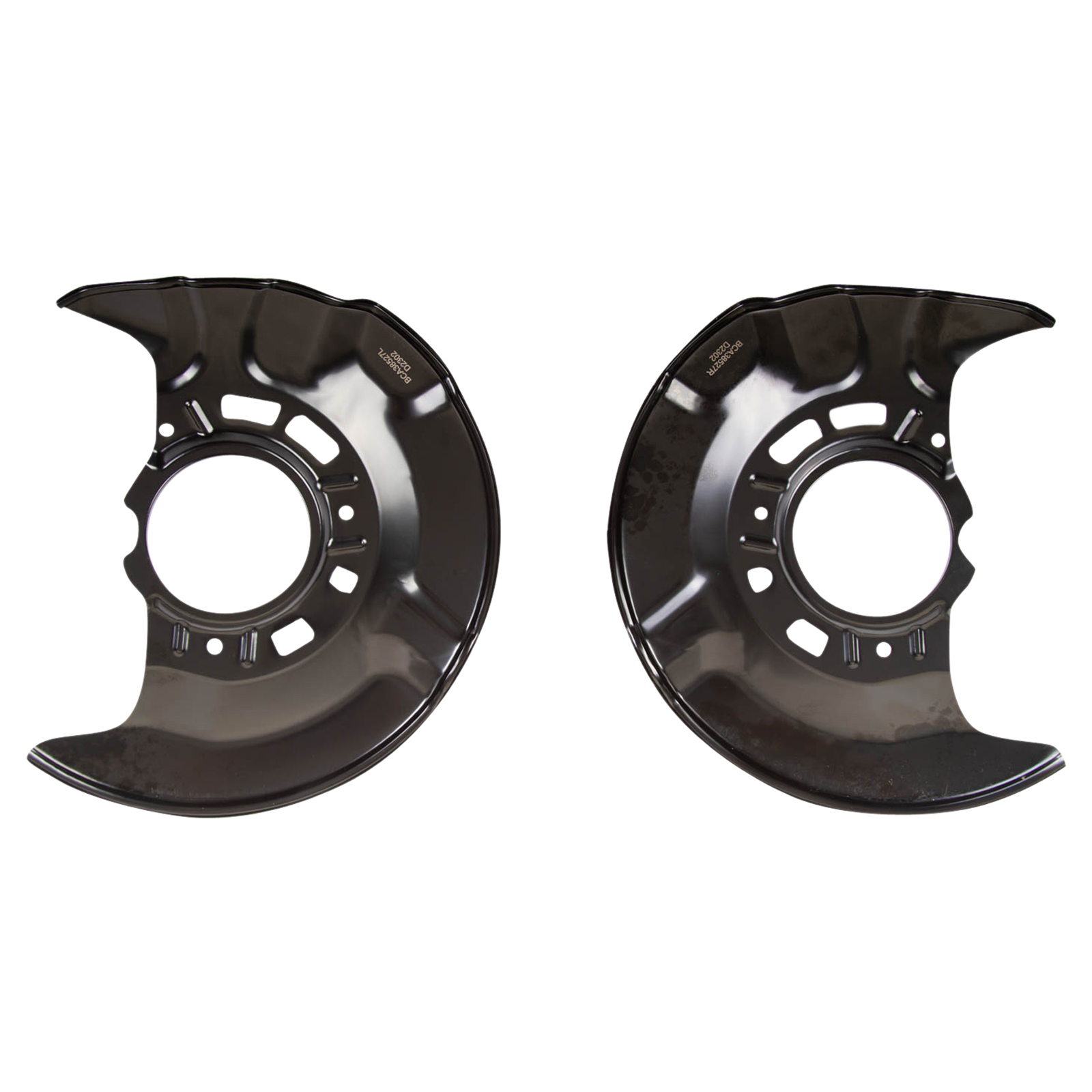 TRQ Front Brake Dust Shield Set Compatible with 2009-2013 Toyota Corolla Matrix