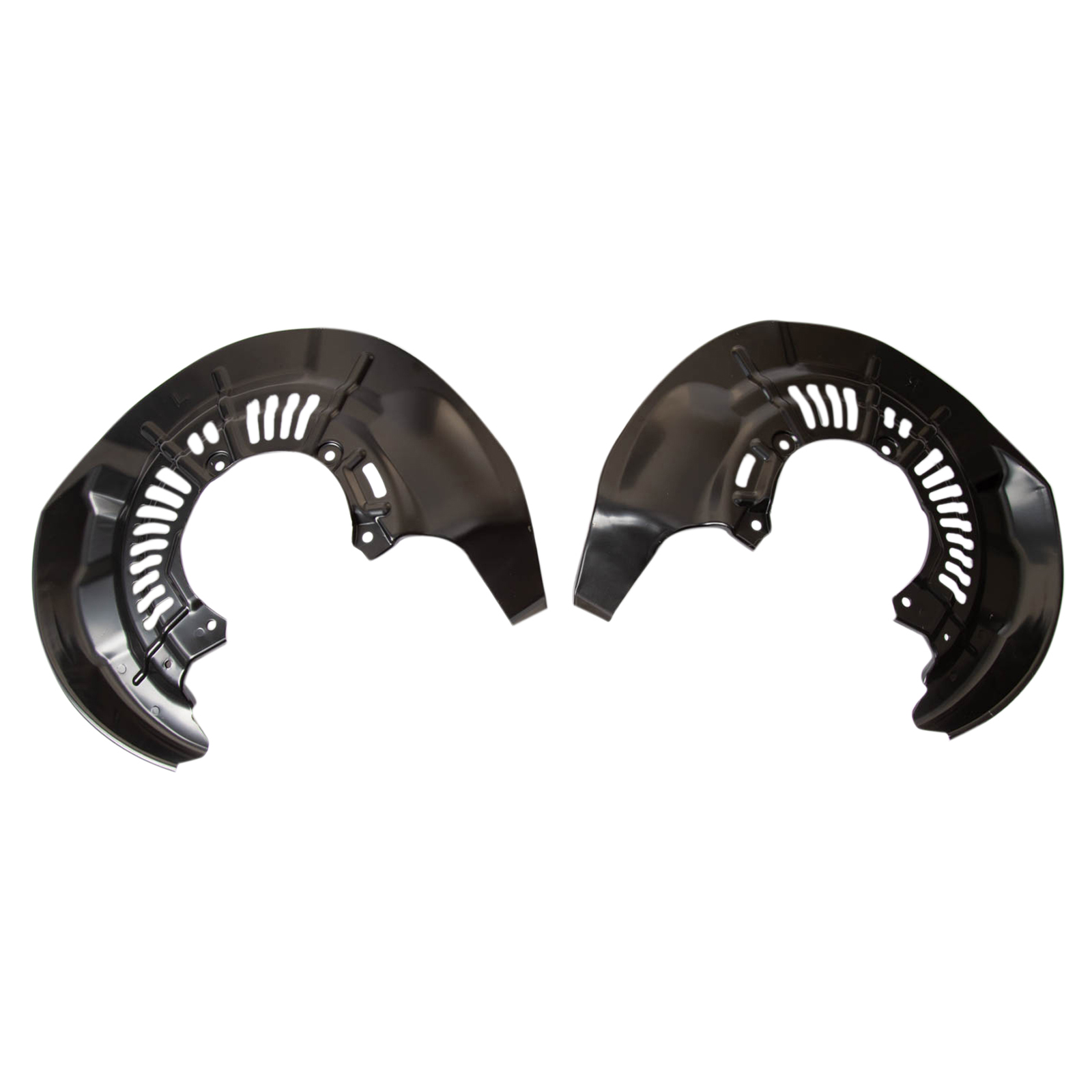 TRQ Front Brake Dust Shield Set Compatible with 2011-2019 Toyota Highlander