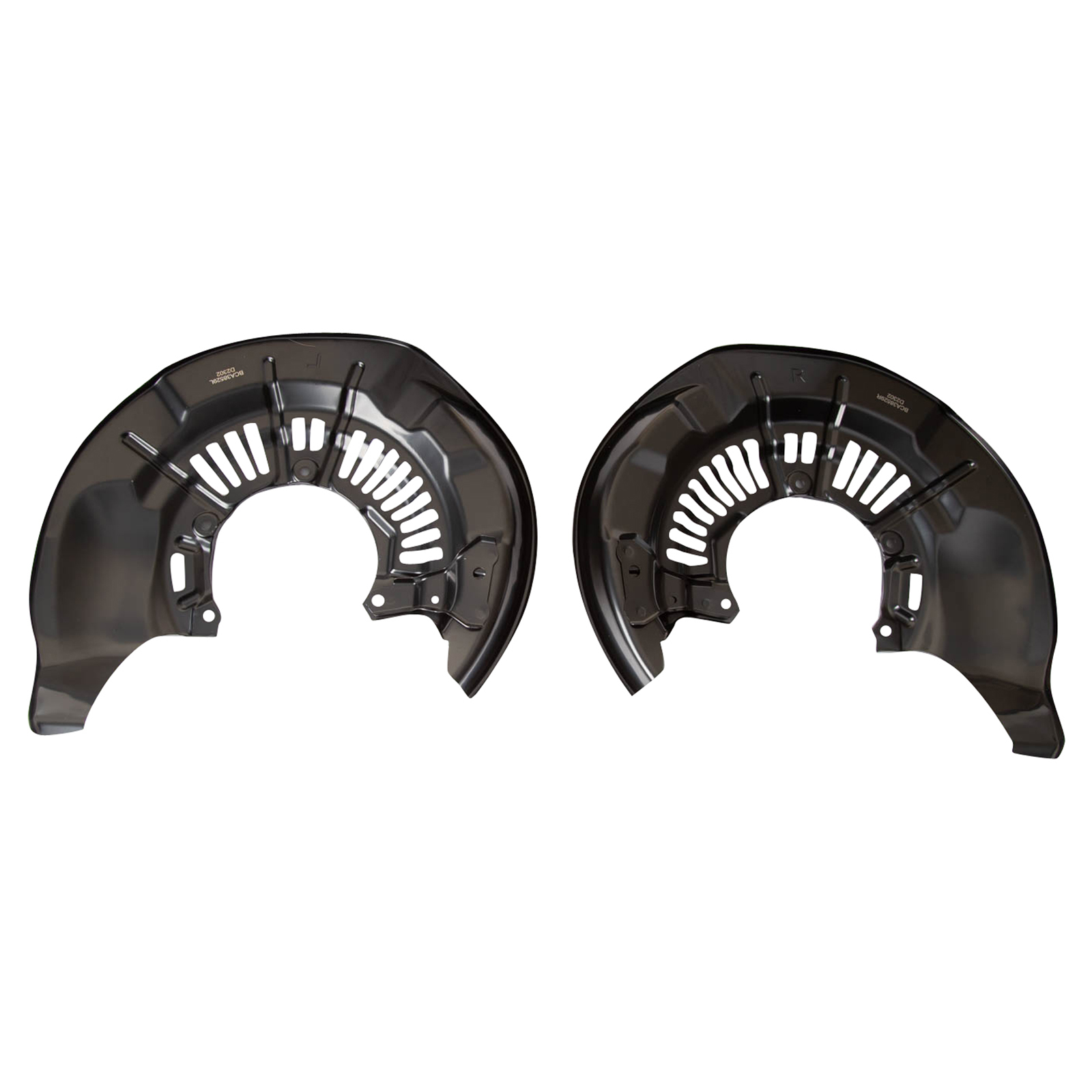 TRQ Front Brake Dust Shield Set Compatible with 2011-2019 Toyota Highlander