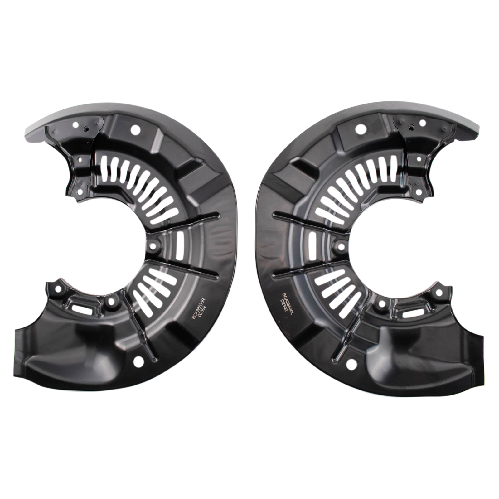 TRQ Front Brake Dust Shield Set Compatible with 2011-2020 Toyota Sienna 2011-2015 Venza