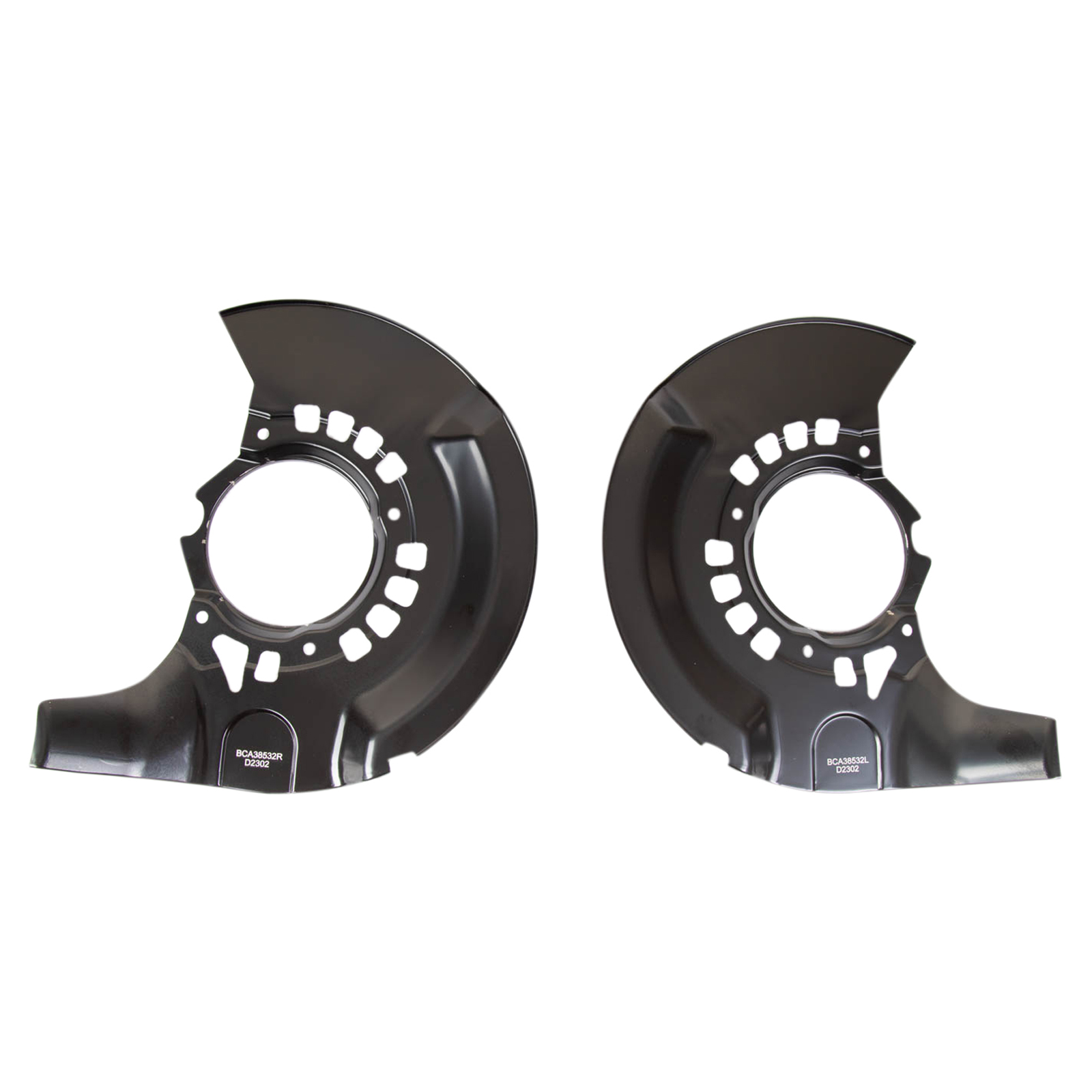 TRQ Front Brake Dust Shield Set Compatible with 2004-2006 Toyota Camry
