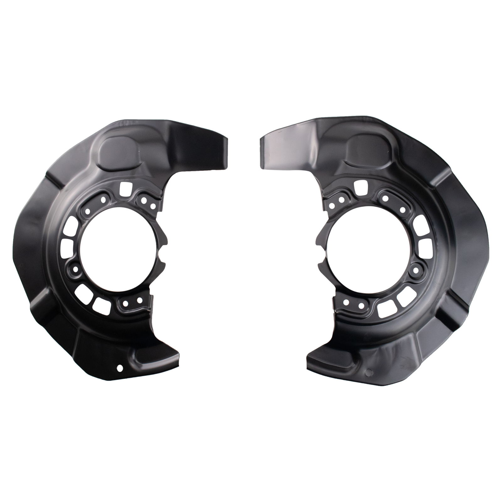 TRQ Front Brake Dust Shield Set Compatible with 2004-2009 Lexus RX 06-07 Toyota Highlander