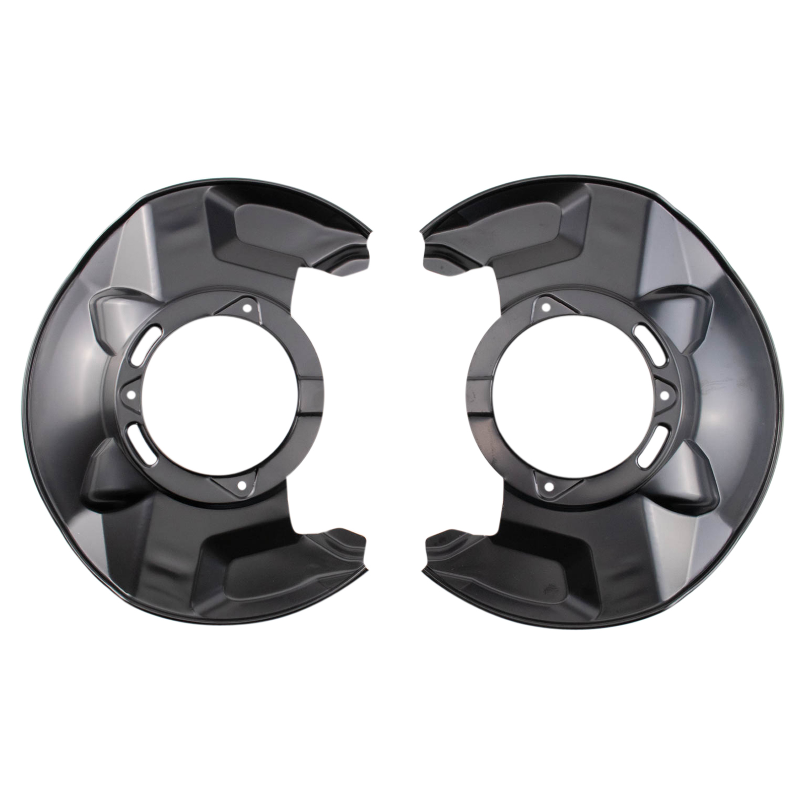TRQ Front Brake Dust Shield Set Compatible with 2014-2017 Honda Accord