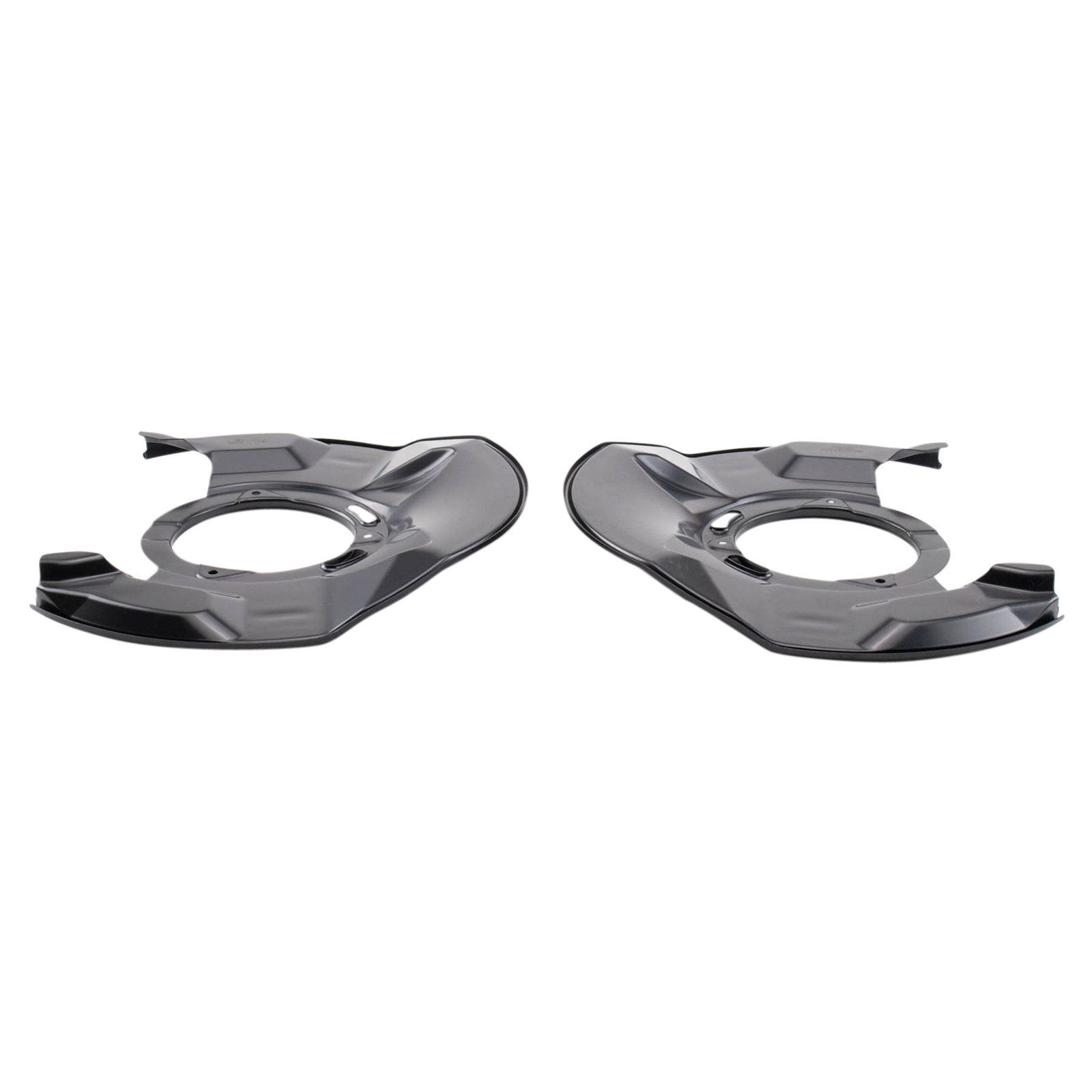TRQ Front Brake Dust Shield Set Compatible with 2014-2017 Honda Accord
