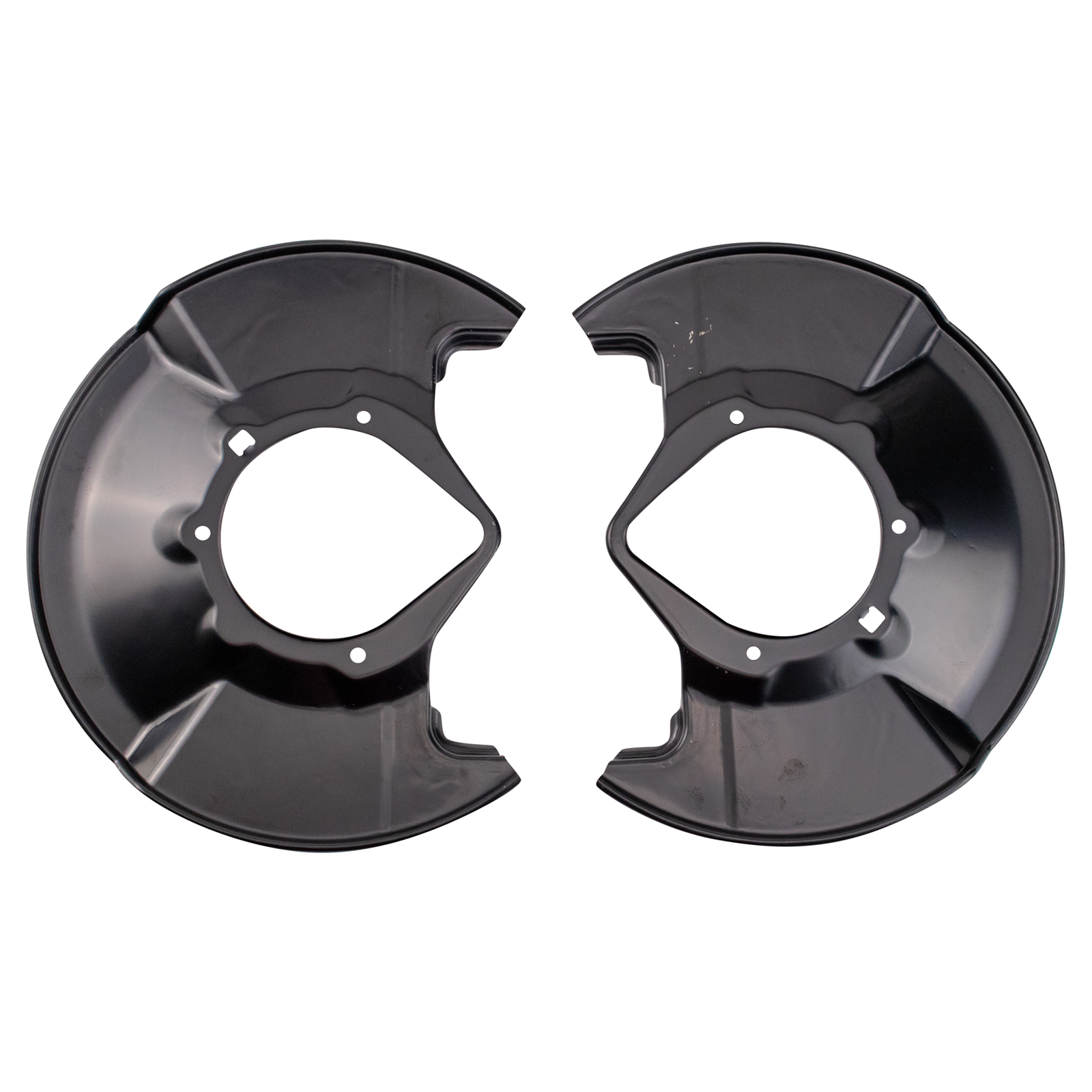 TRQ Front Brake Dust Shield Set Compatible with 2006-2011 Honda Civic