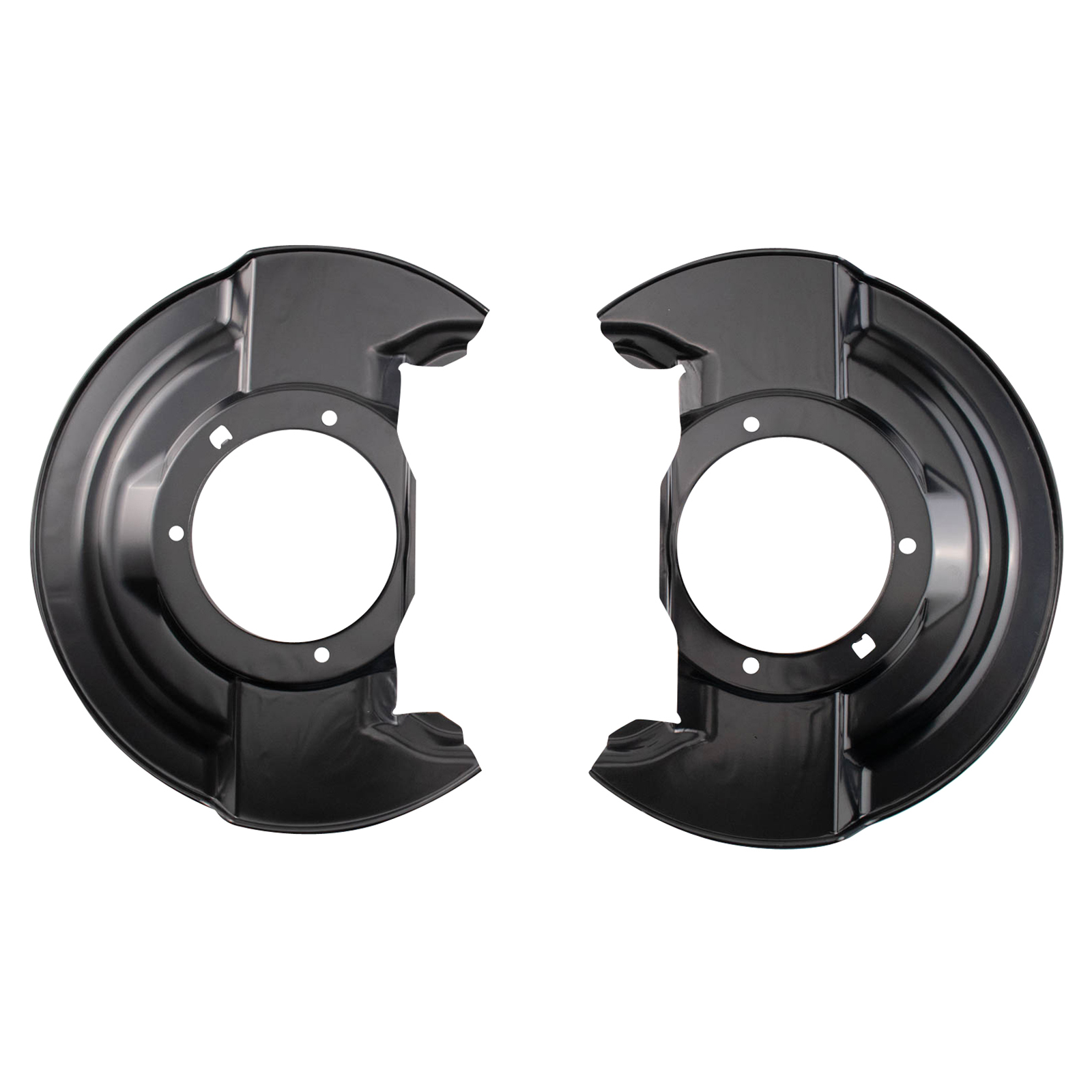 TRQ Front Brake Dust Shield Set Compatible with 2003-2007 Honda Accord