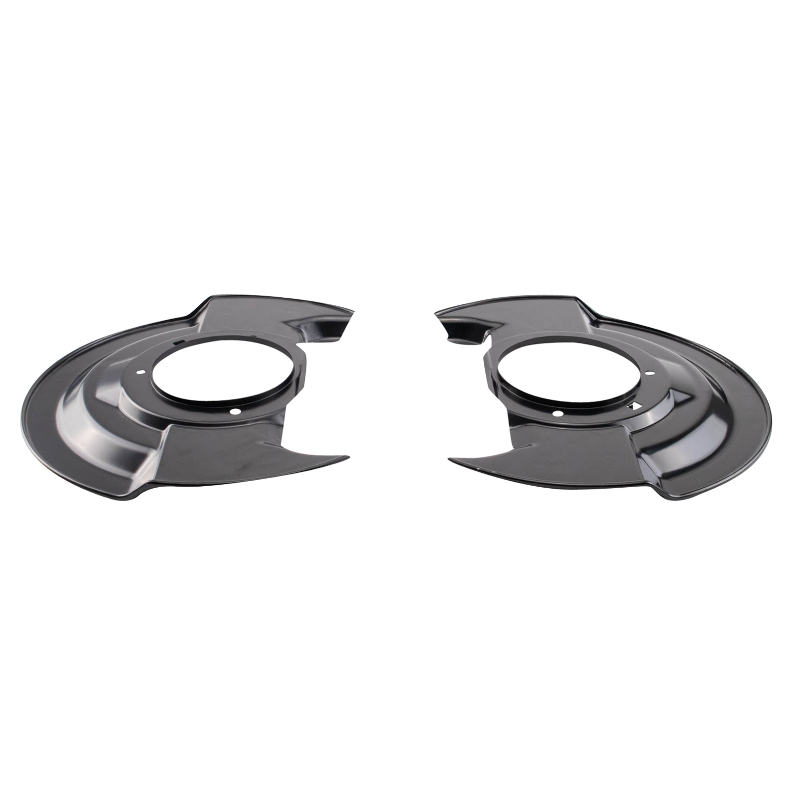 TRQ Front Brake Dust Shield Set Compatible with 2003-2007 Honda Accord