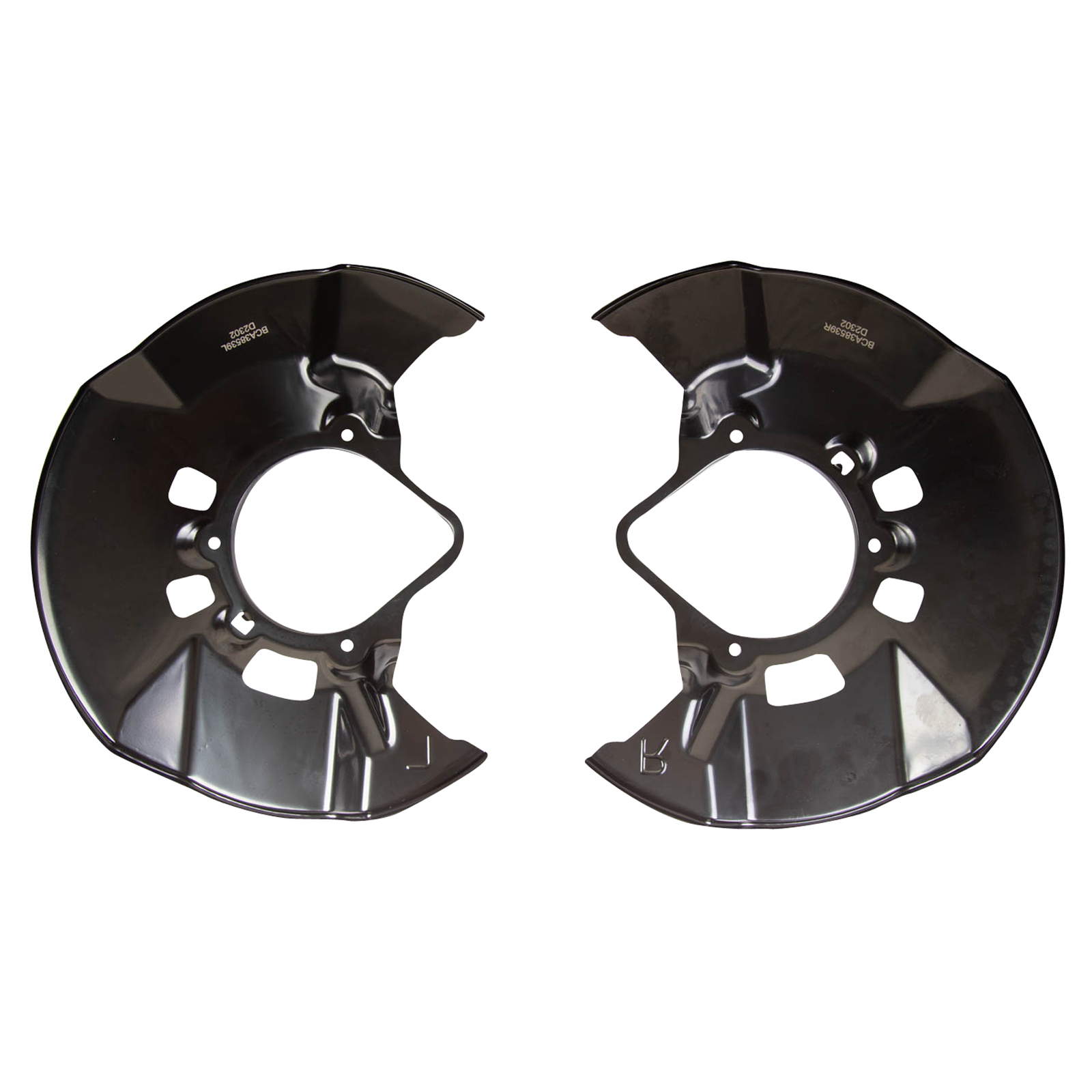 TRQ Front Brake Dust Shield Compatible with 2012-2015 Honda Civic