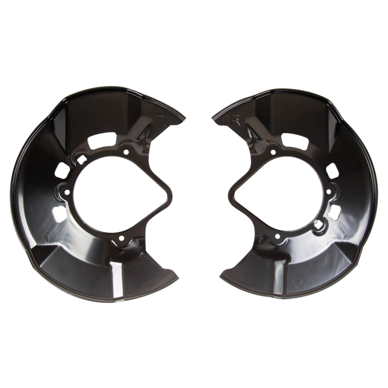 TRQ Front Brake Dust Shield Compatible with 2012-2015 Honda Civic