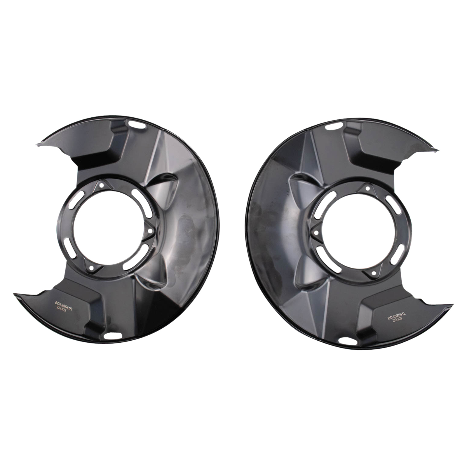 TRQ Front Brake Dust Shield Set Compatible with 2016-2017 Honda Accord