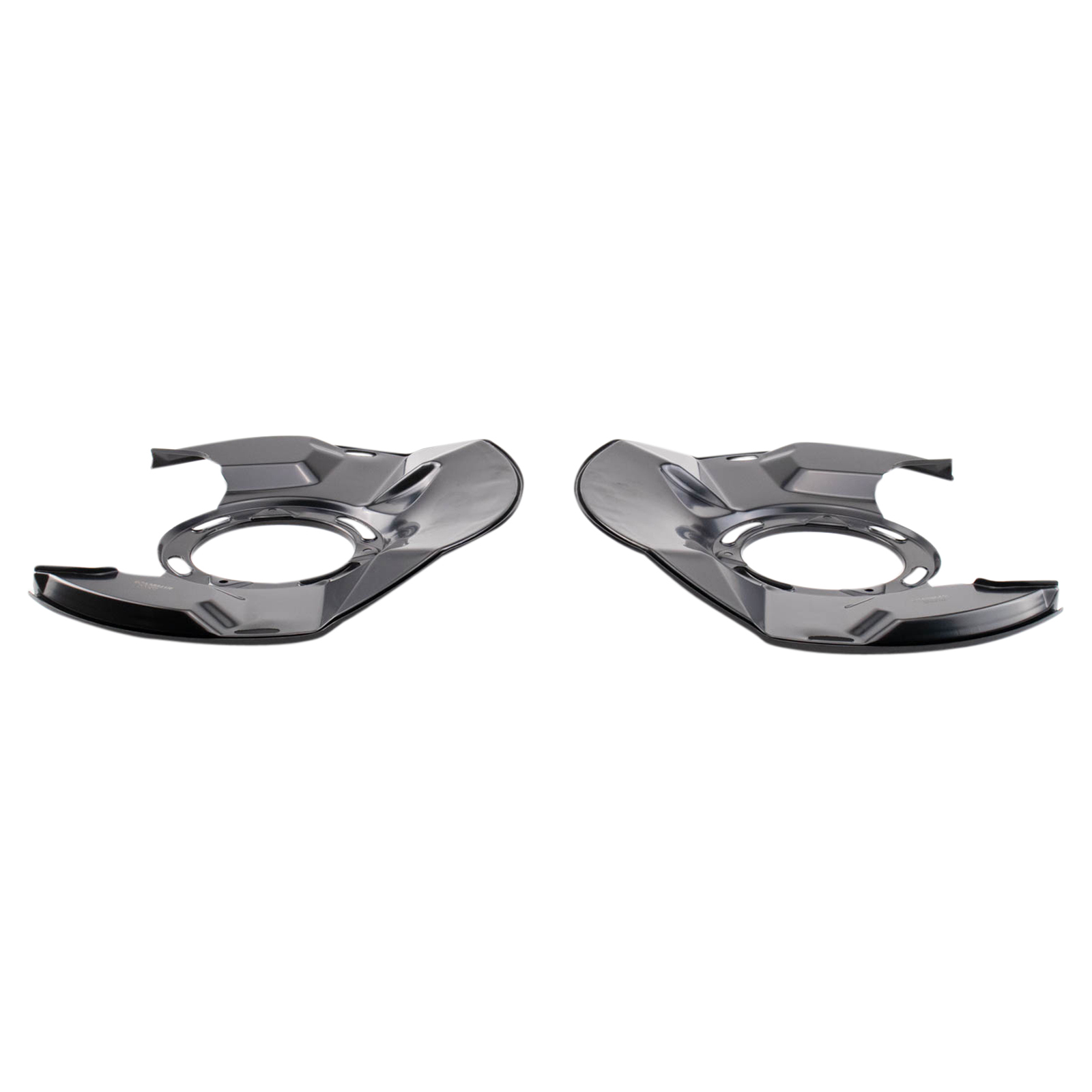 TRQ Front Brake Dust Shield Set Compatible with 2016-2017 Honda Accord