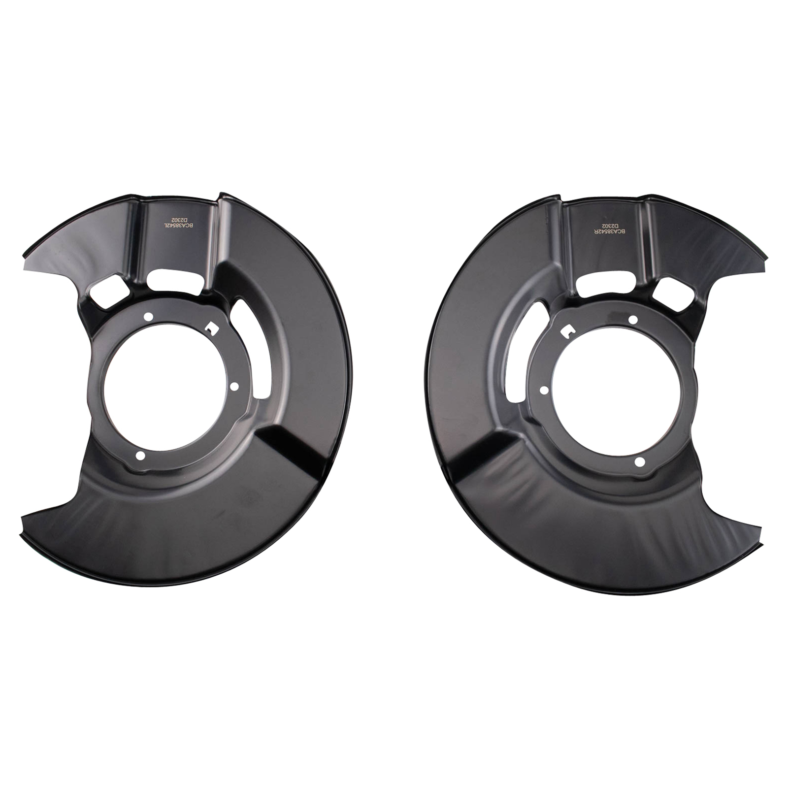 TRQ Front Brake Dust Shield Set Compatible with 2003-2008 Honda Pilot