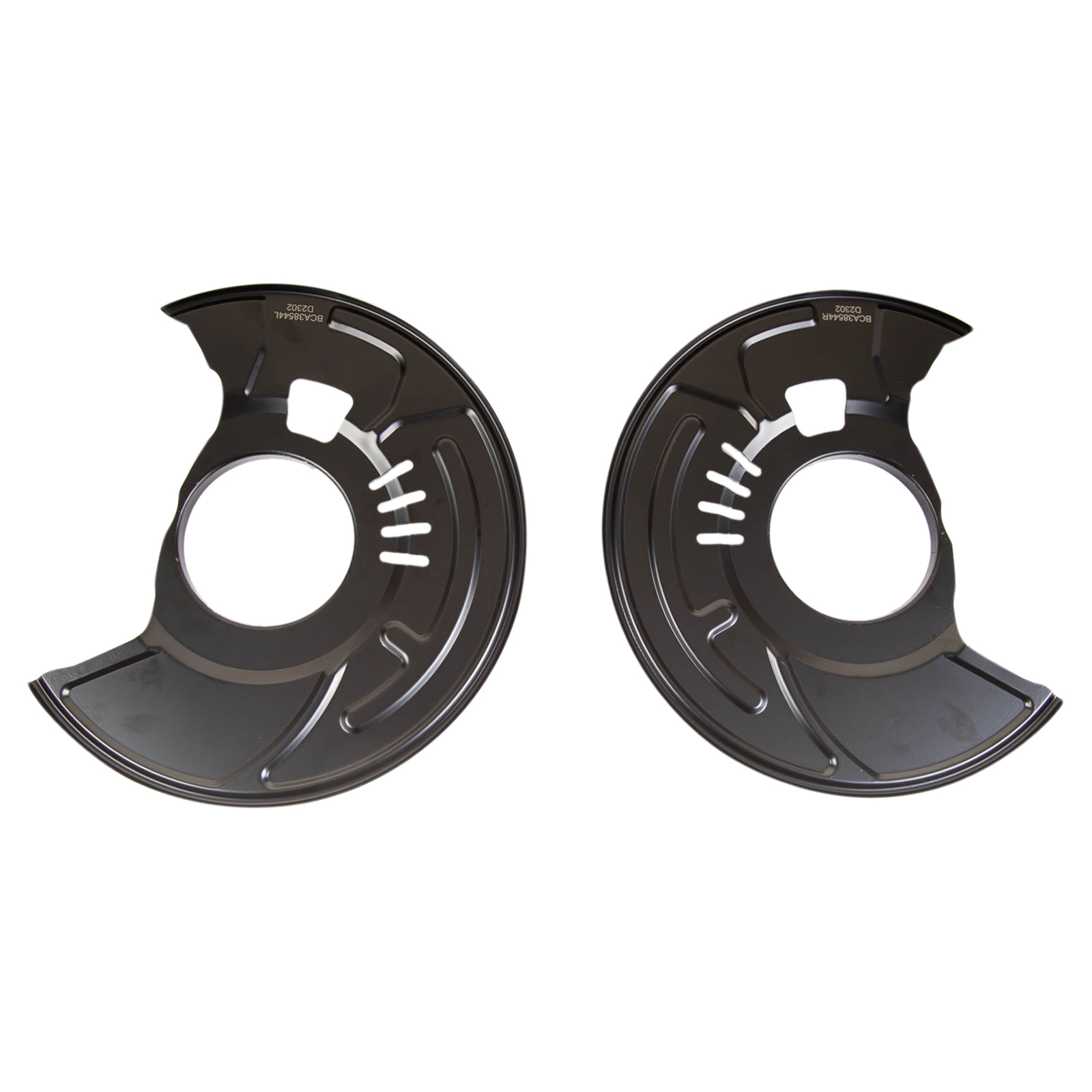 TRQ Front Brake Dust Shield Set Compatible with 2014-2019 Nissan Versa Note