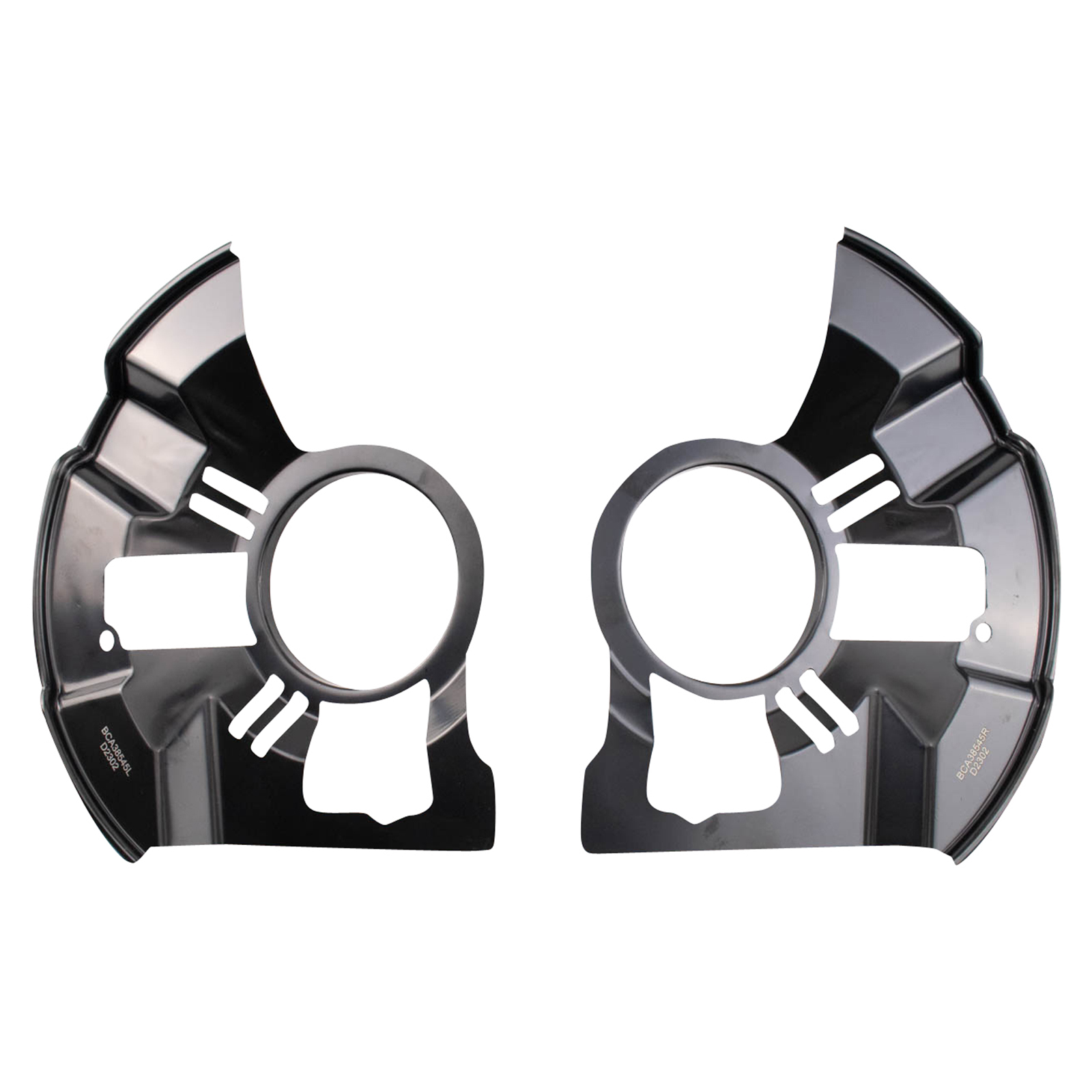 TRQ Front Brake Dust Shield Set Compatible with 2007-2012 Mazda CX-7 2007-2015 CX-9