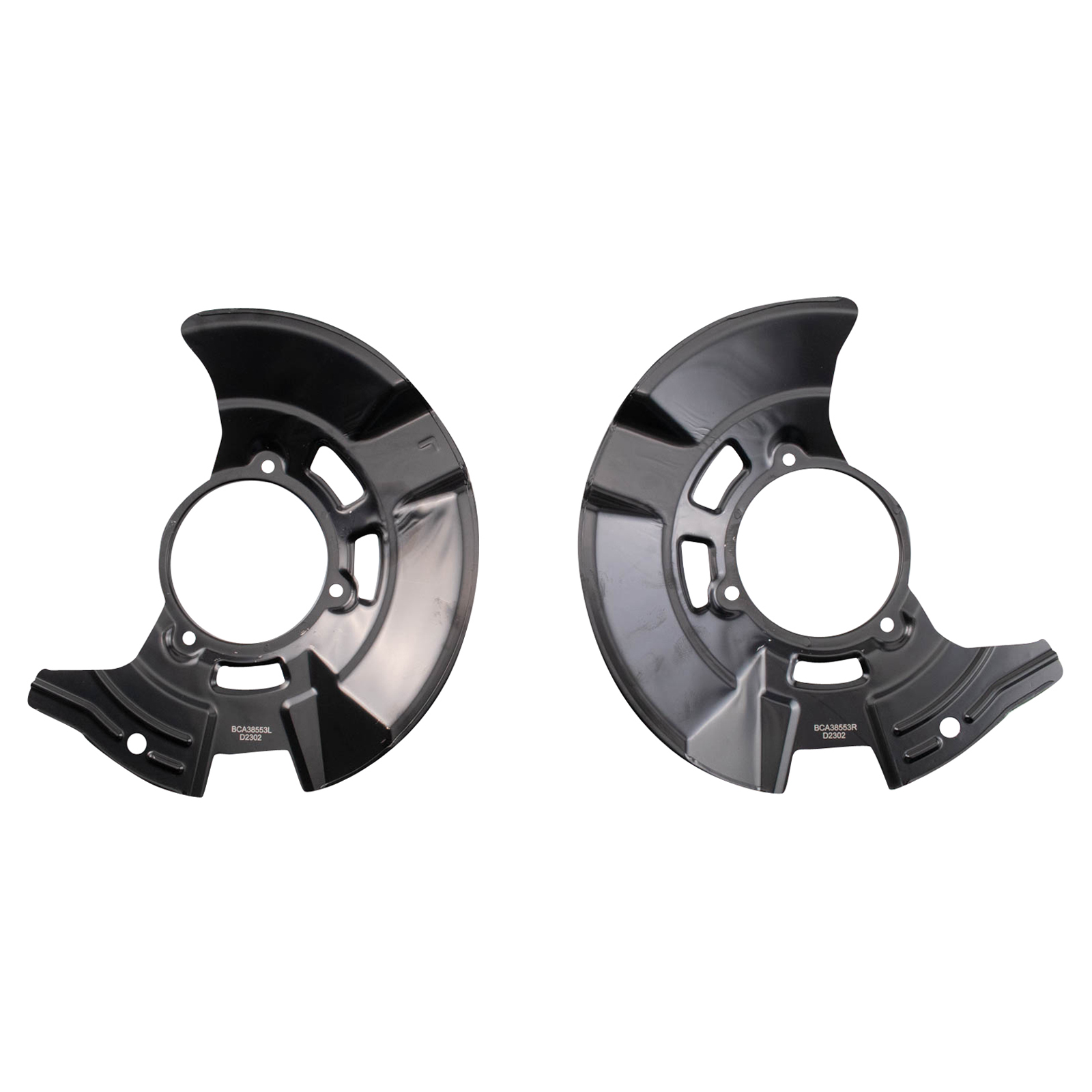 TRQ Front Brake Dust Shield Compatible with 2011-2014 Hyundai Sonata