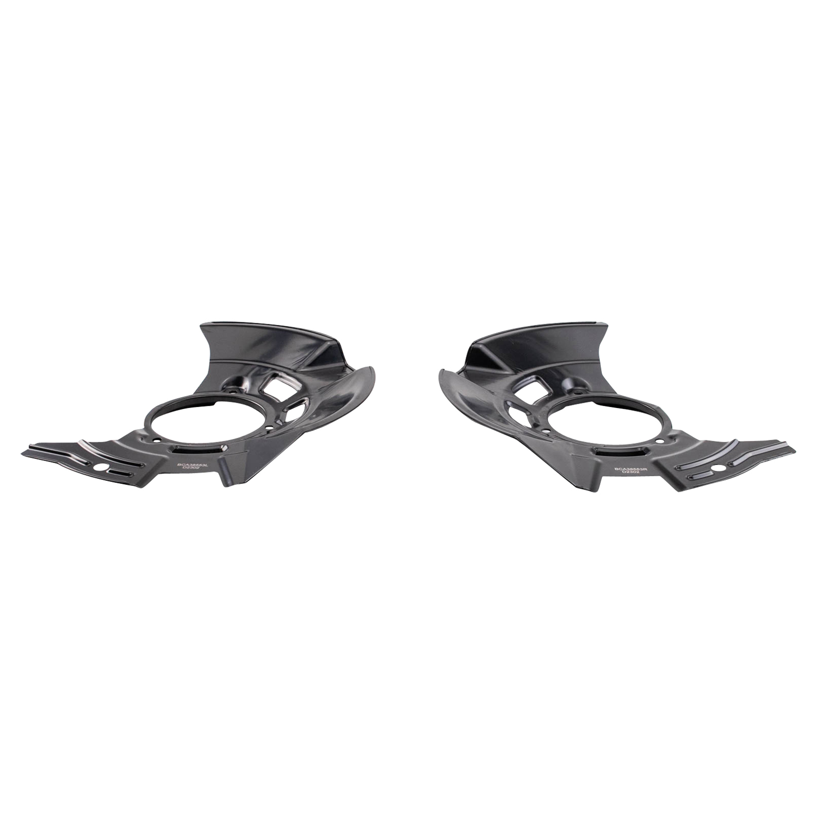 TRQ Front Brake Dust Shield Compatible with 2011-2014 Hyundai Sonata
