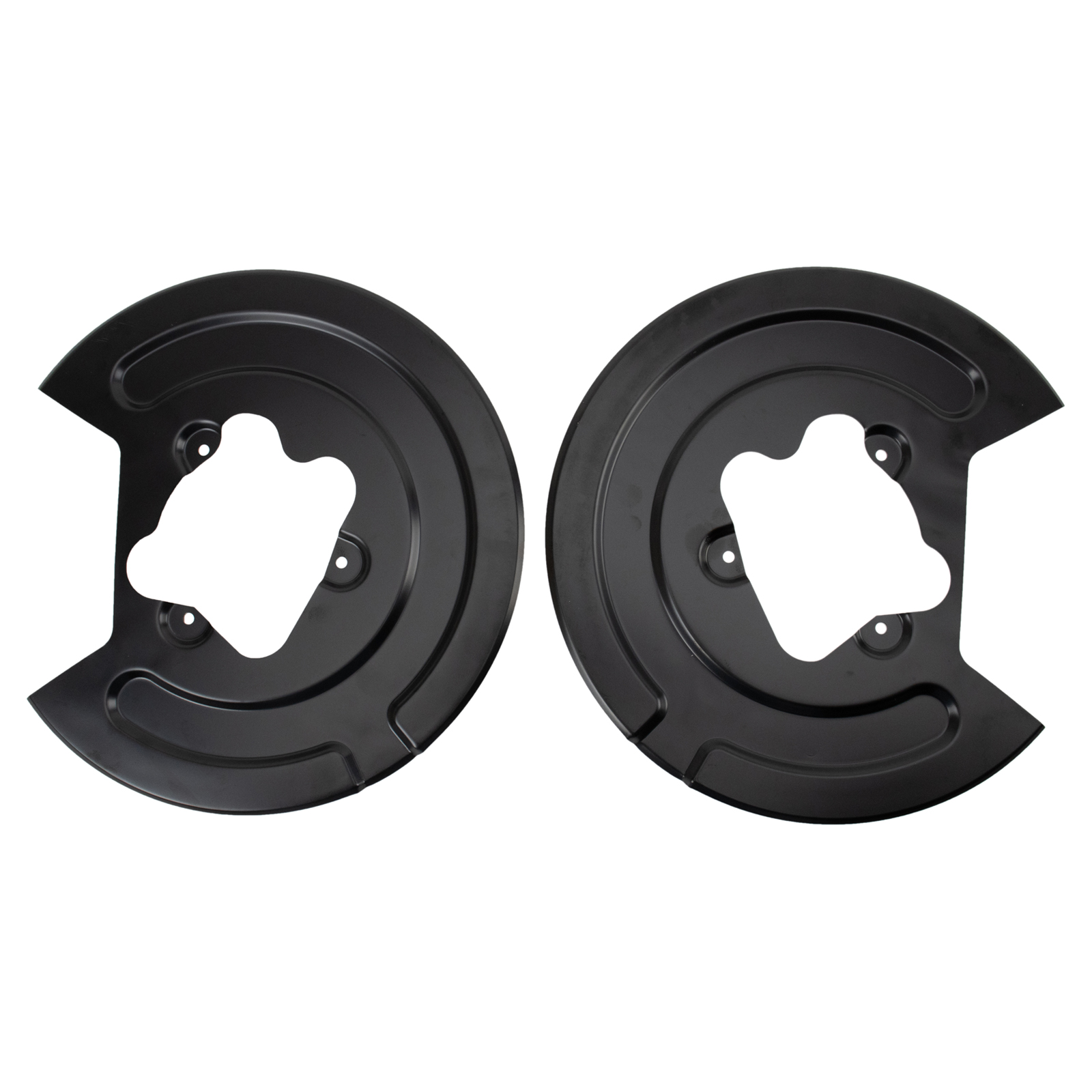 TRQ Brake Dust Shield Set Compatible with 2013-2019 Ford Explorer Flex Taurus 13-16 MKS MKT