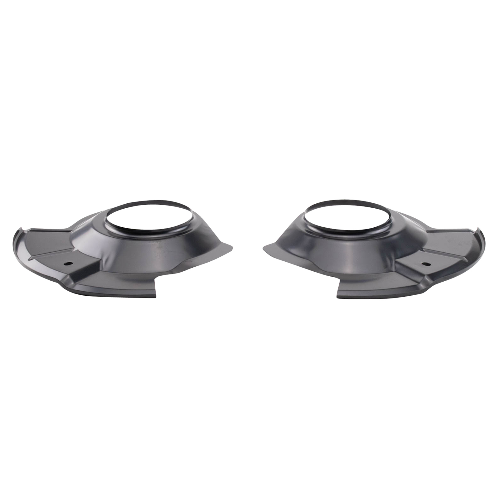 TRQ Front Brake Dust Shield Set Compatible with 2011-2014 Ford Edge
